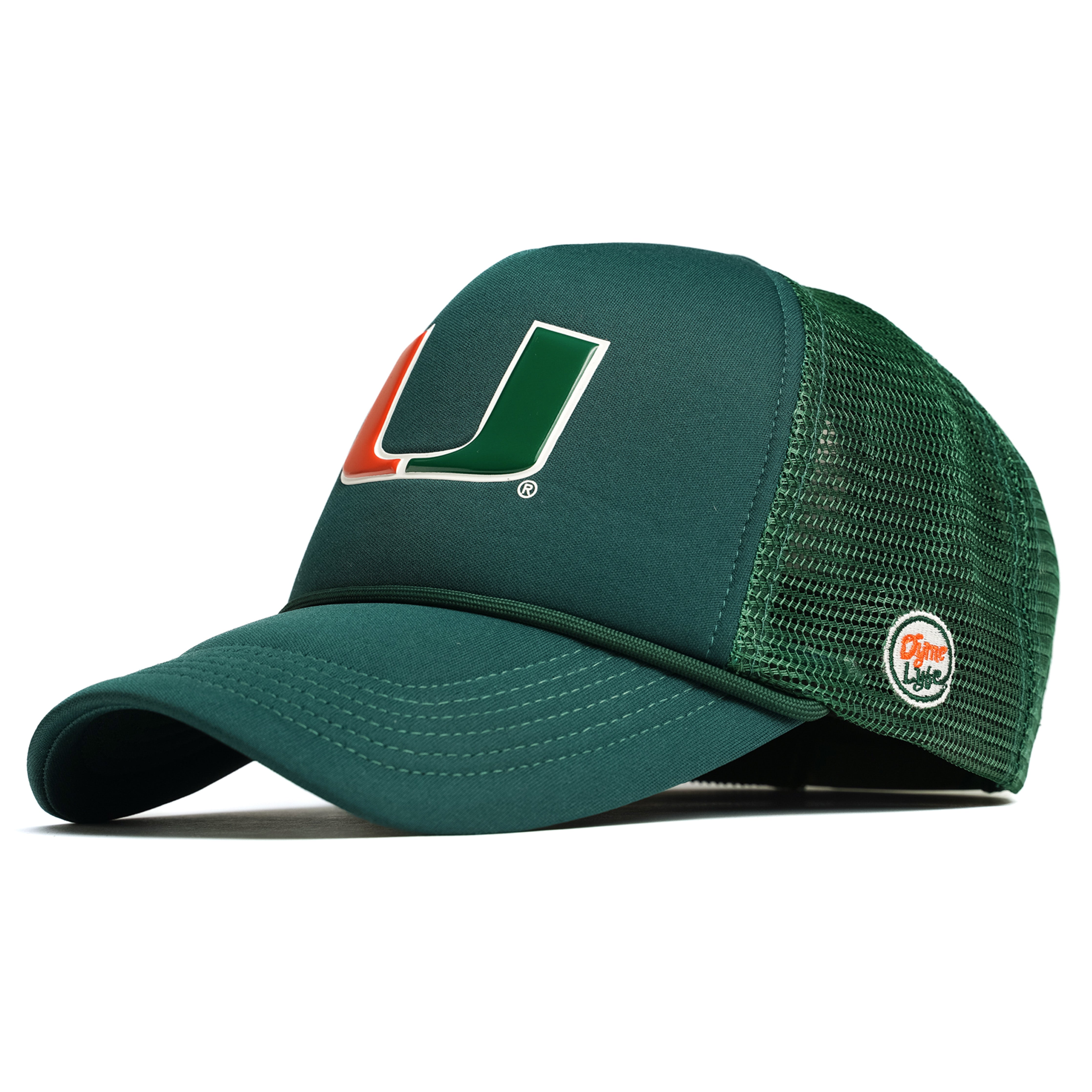 The U Trucker Mesh Snapback - Green