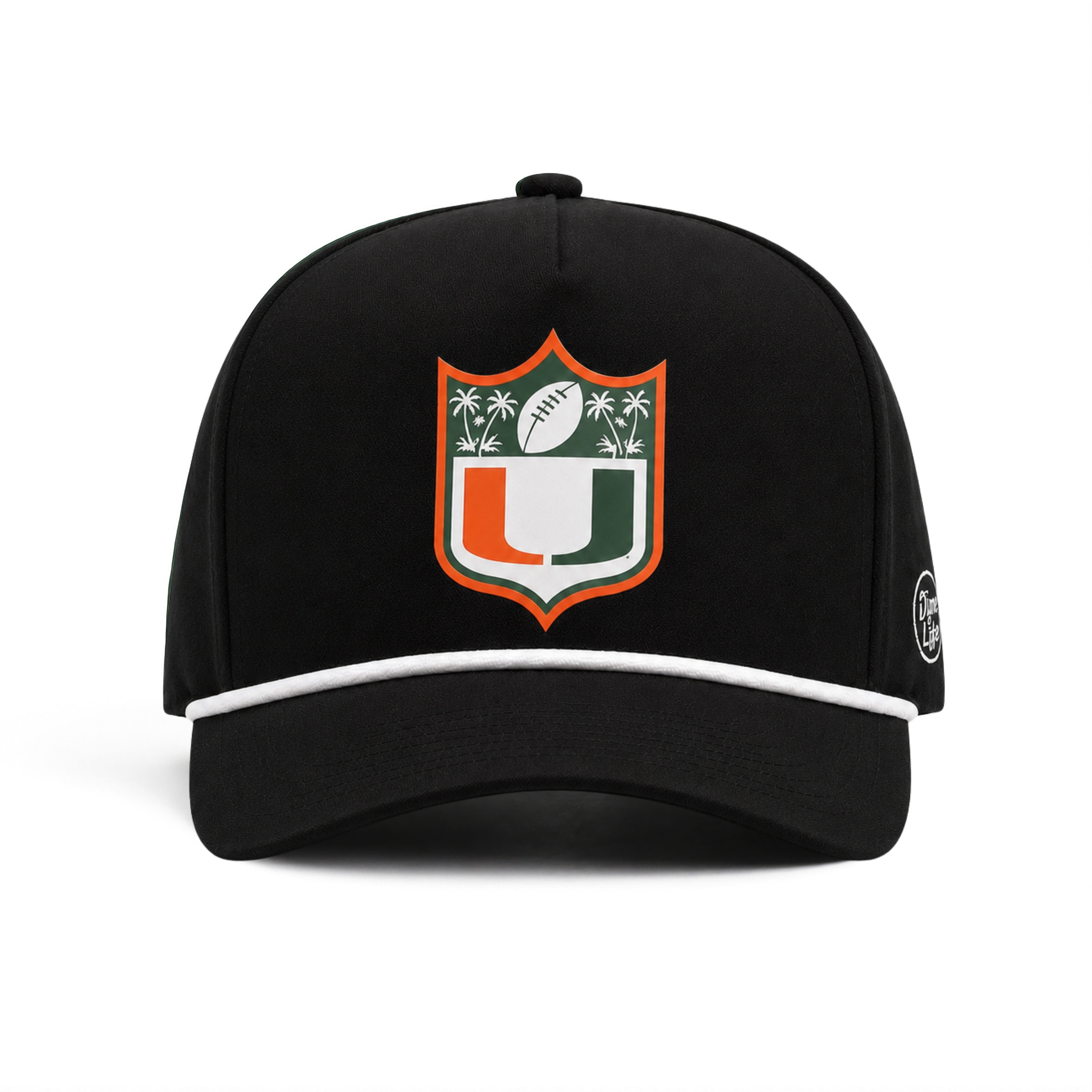 Miami Hurricanes Shield U Rope Hat
