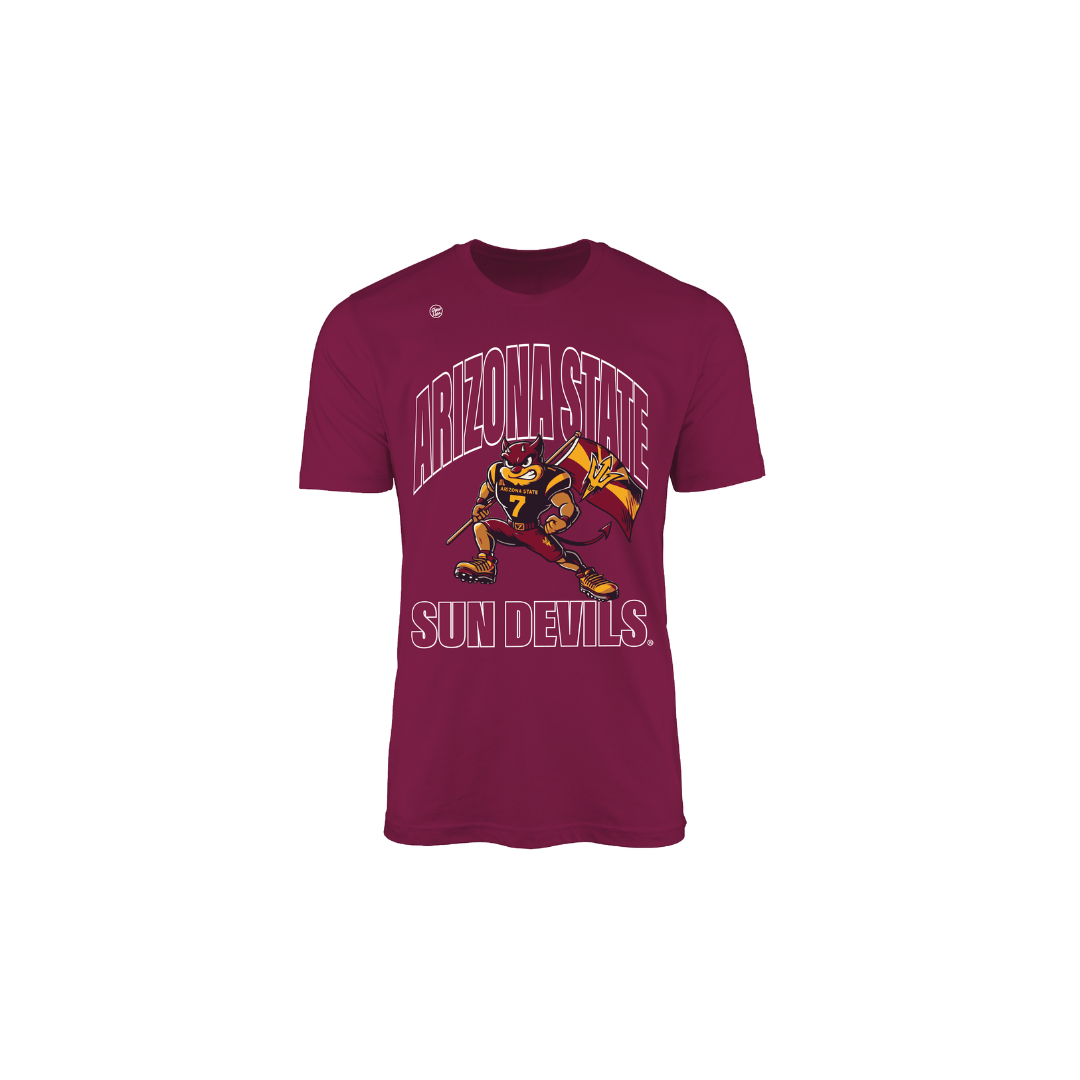Arizona State Sun Devils Youth Plant Flag Tee