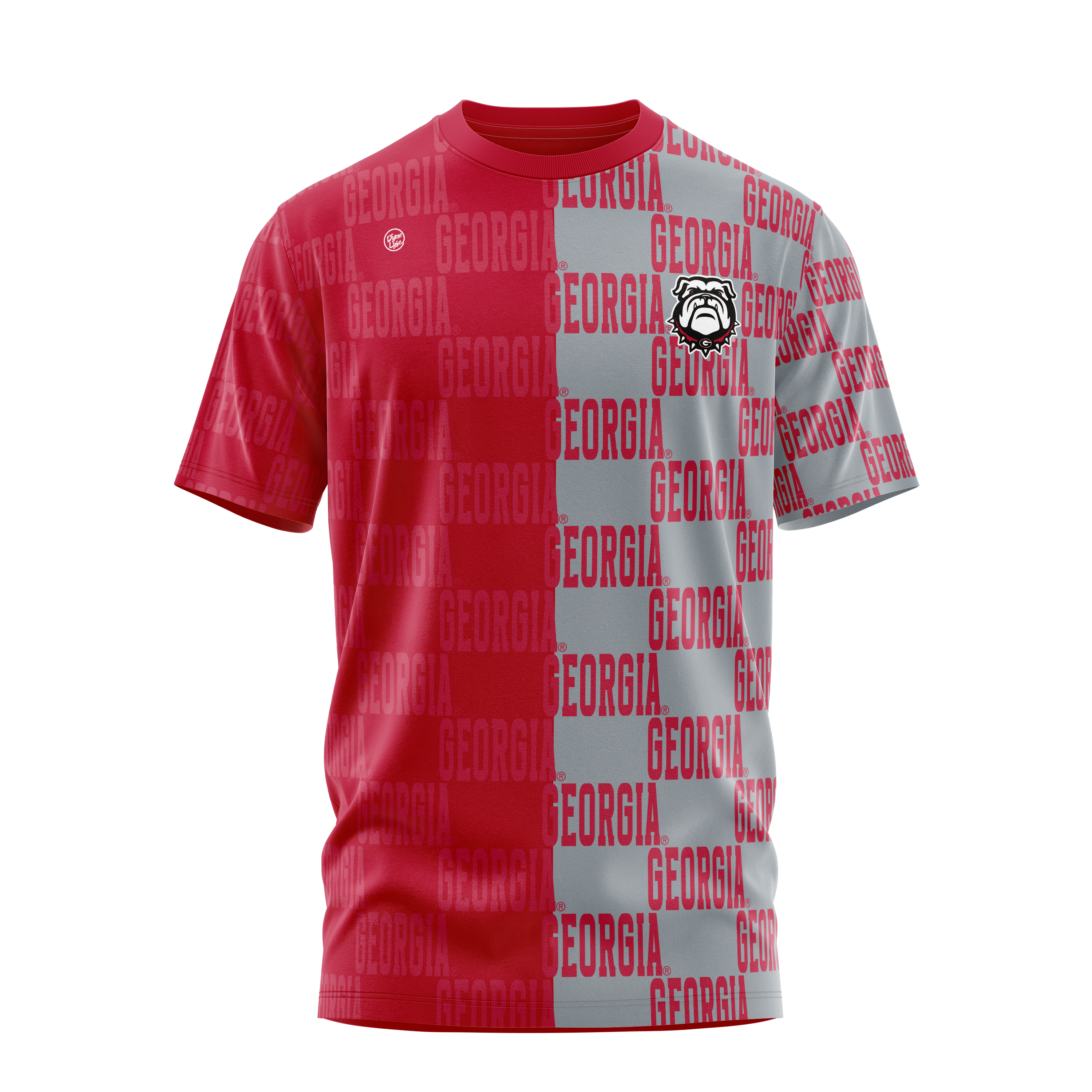 Georgia Bulldogs Men's Checkered Tee