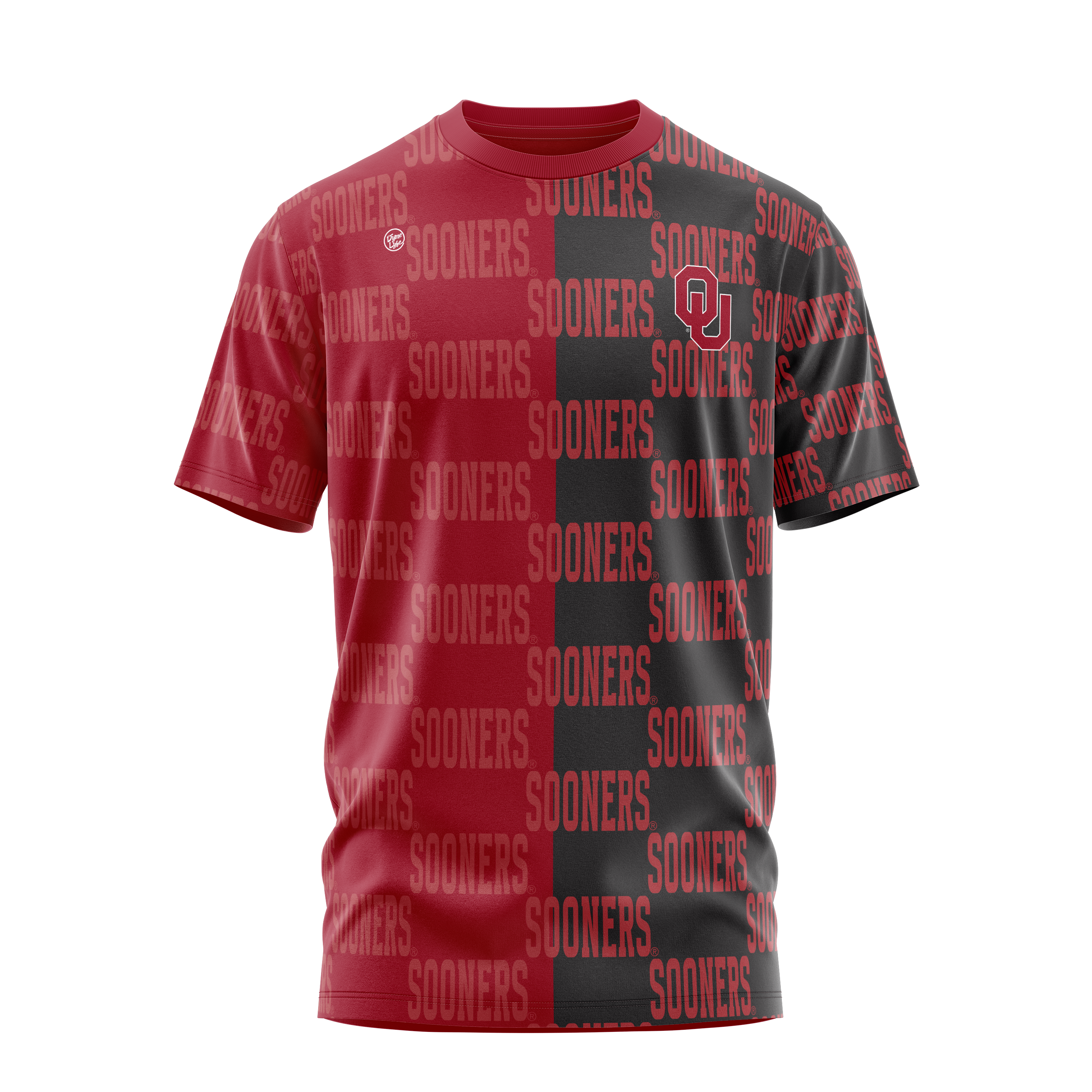 Oklahoma Sooners Men's Checkered Tee