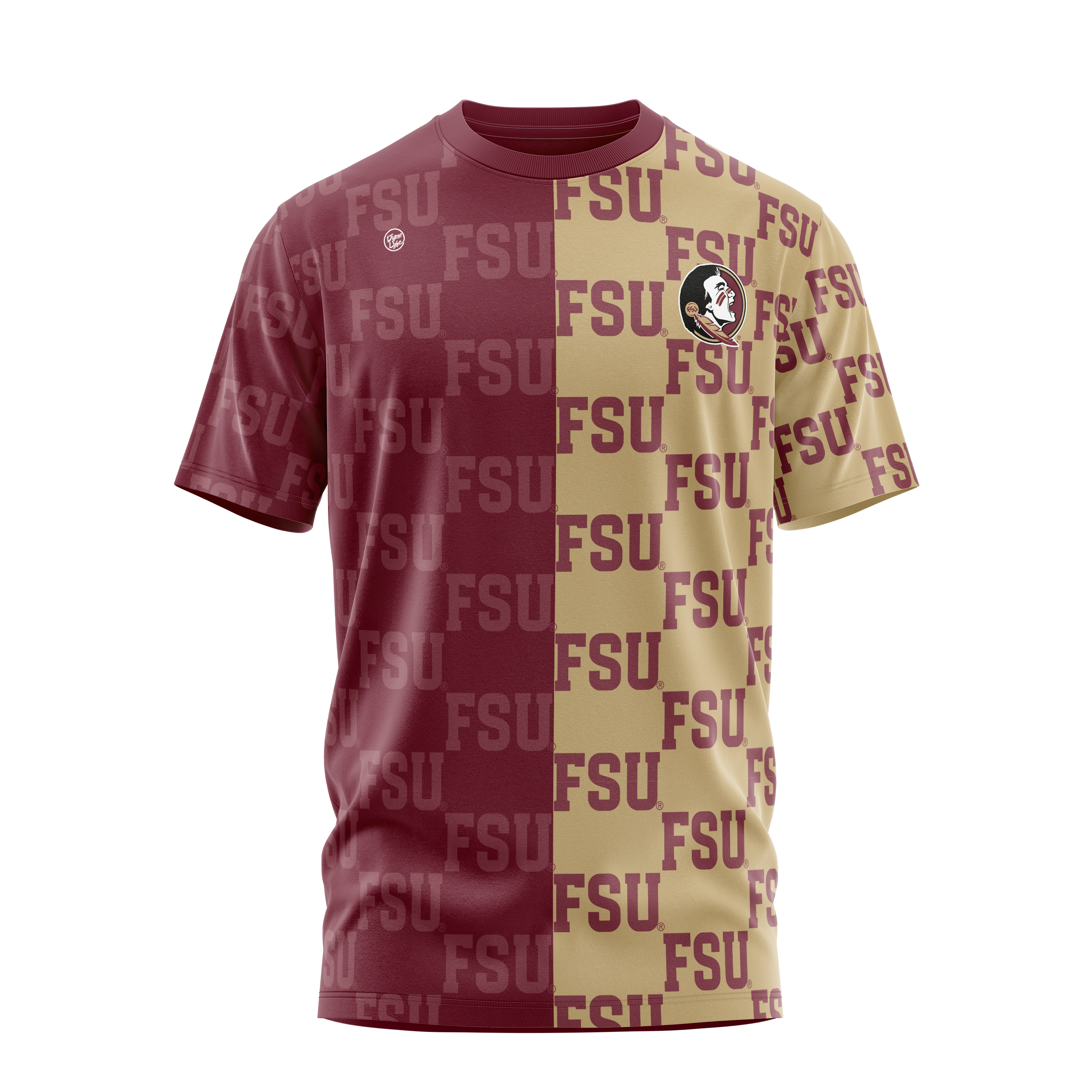 Florida State Seminoles Men's Checkered Tee