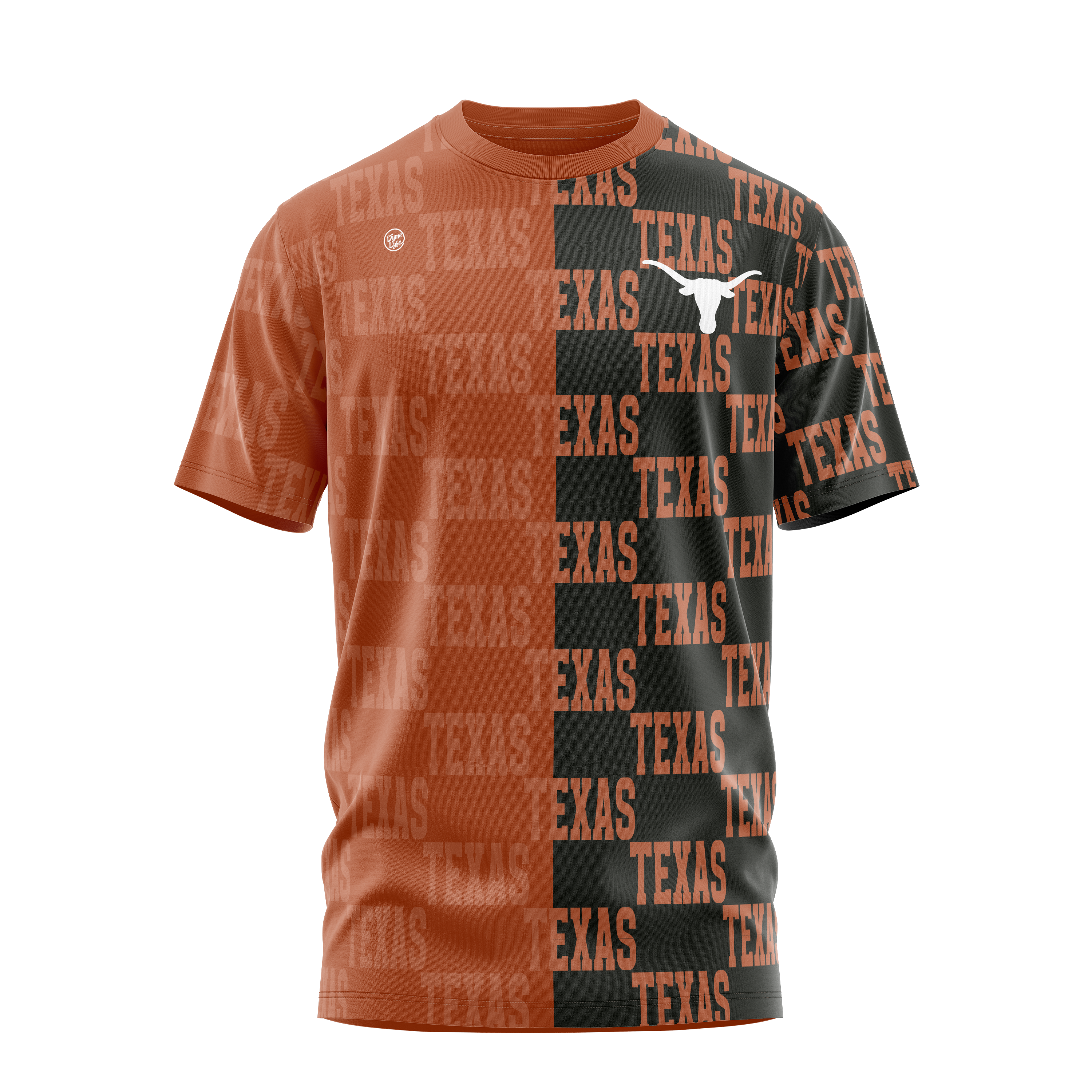 Texas Longhorns Men's Checkered Tee