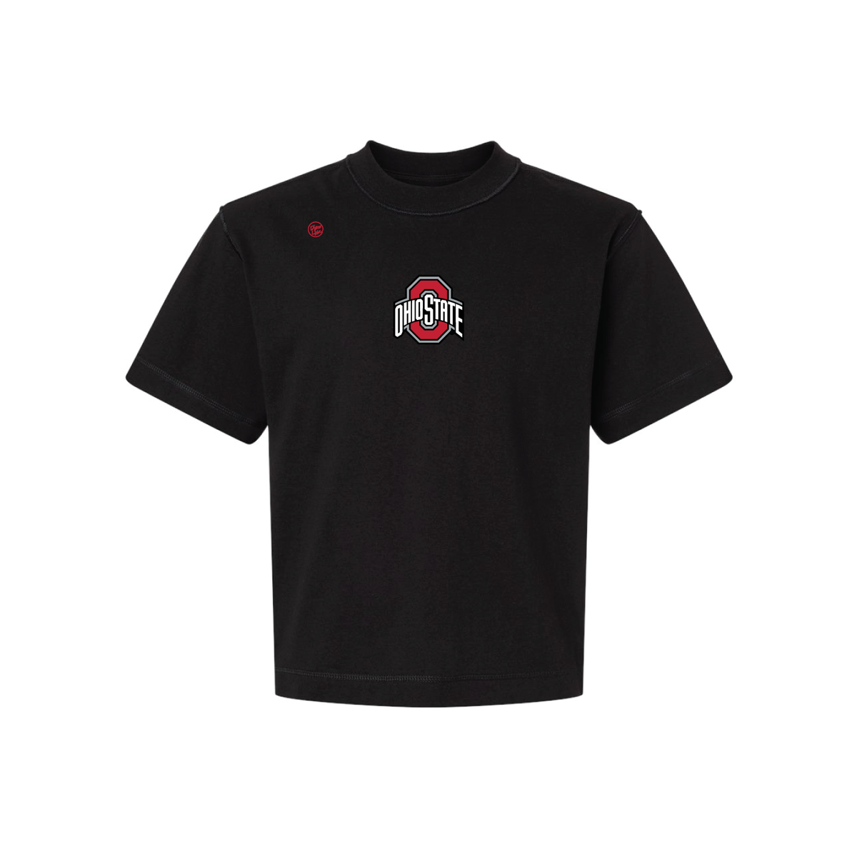 Ohio State Buckeyes Men's Center Logo Tee - Black