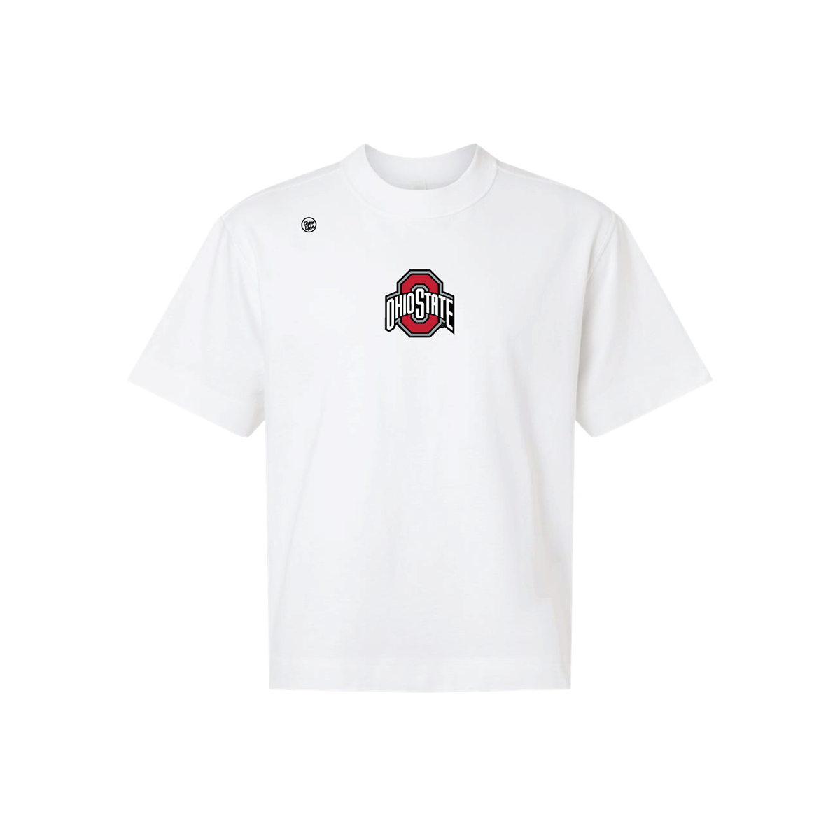 Ohio State Buckeyes Men's Center Logo Tee - White