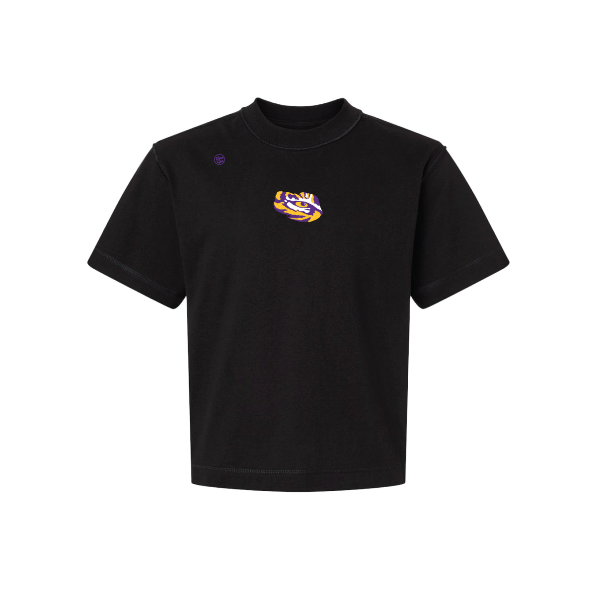 LSU Tigers Men's Center Logo Tee - Black