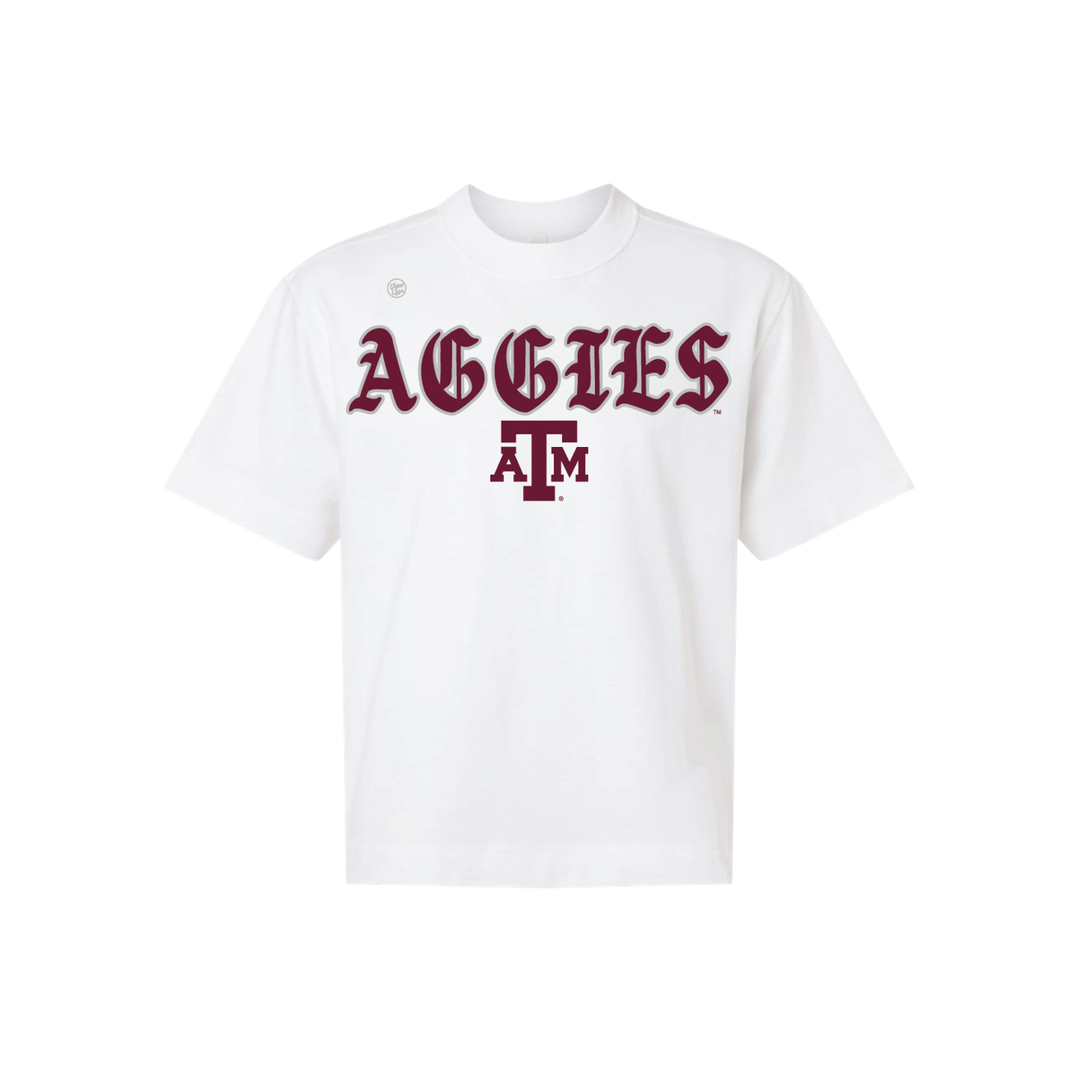 Texas A&M Aggies Men's Old English Tee - White