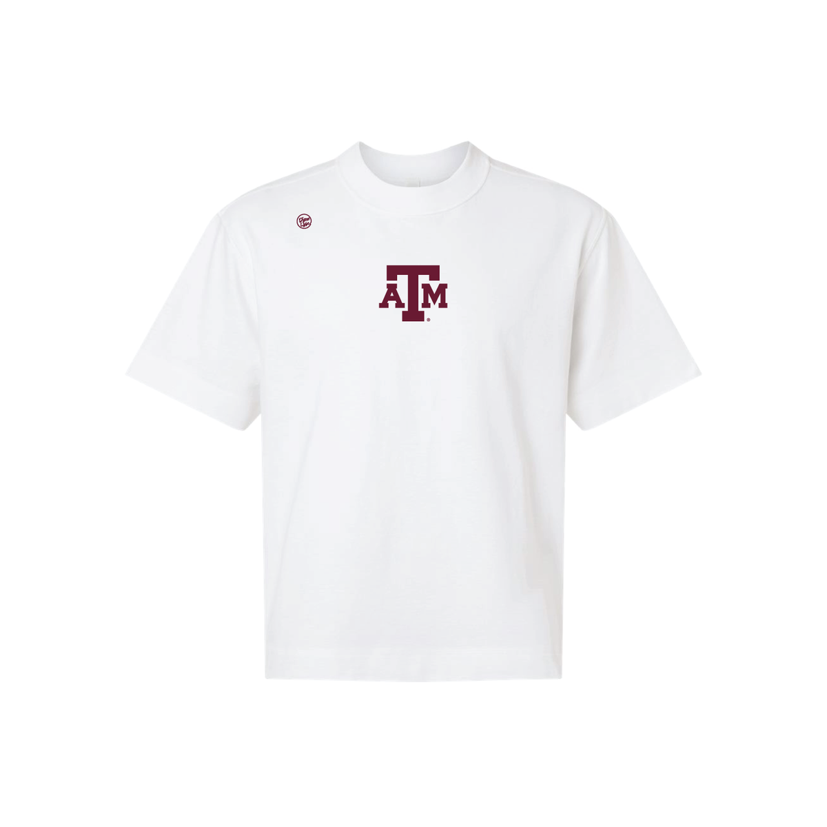 Texas A&M Aggies Men's Center Logo Tee - White