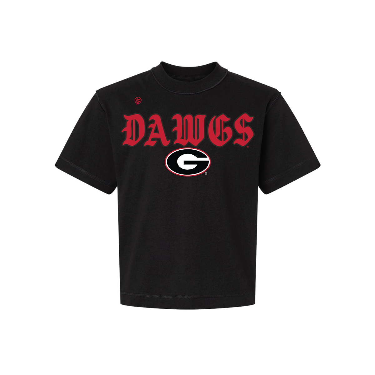 Georgia Bulldogs Men's Old English Tee - Black