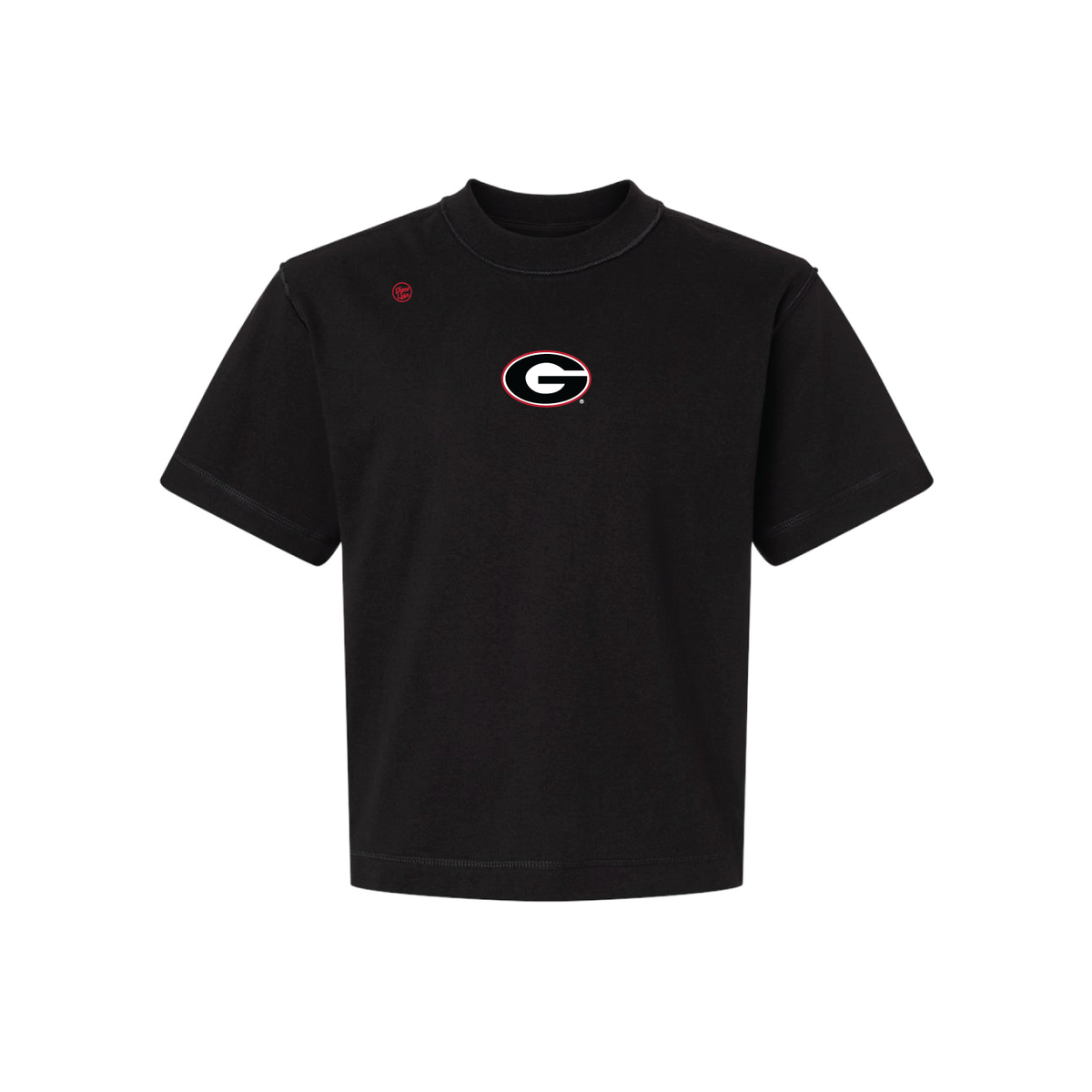 Georgia Bulldogs Men's Center Logo Tee - Black