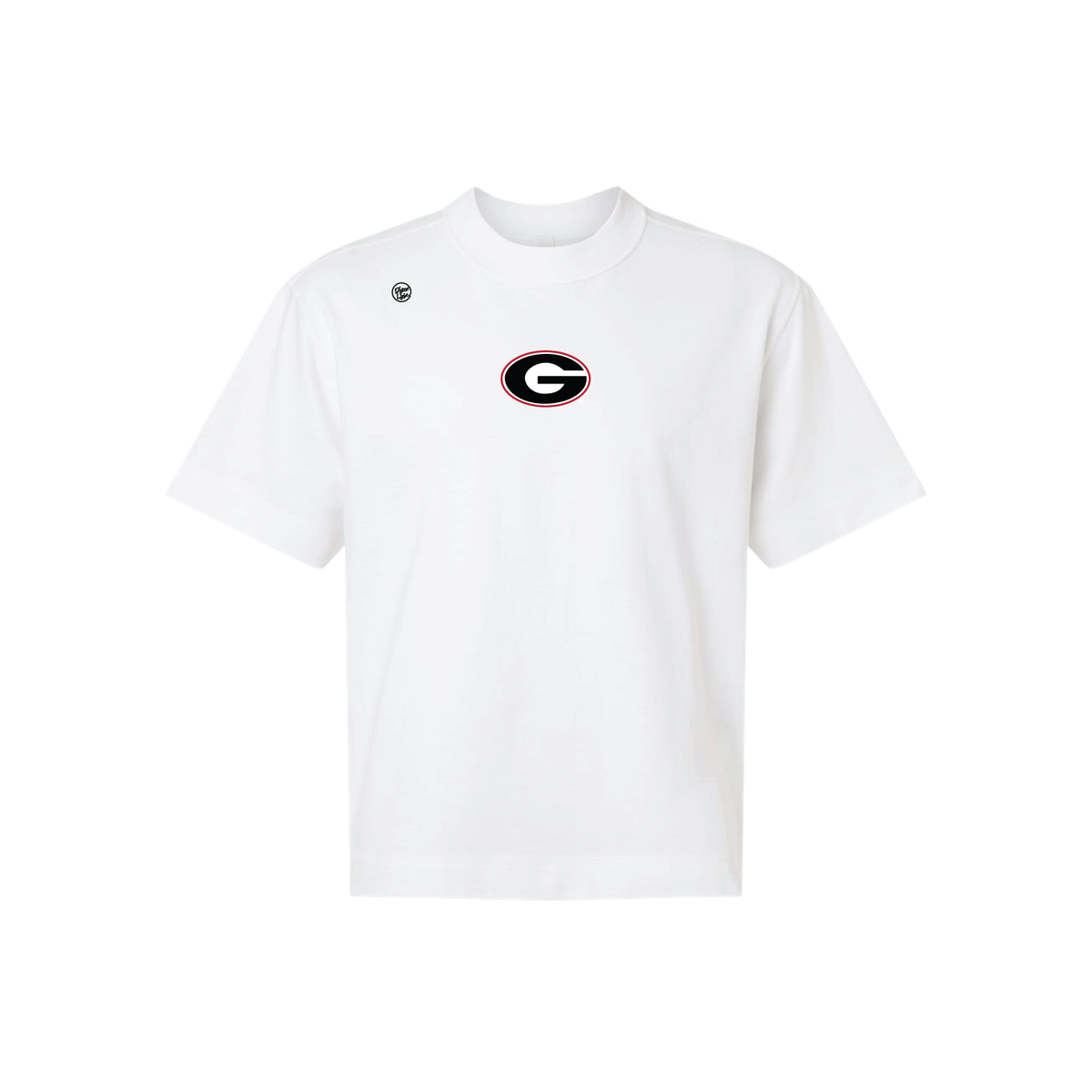 Georgia Bulldogs Men's Center Logo Tee - White
