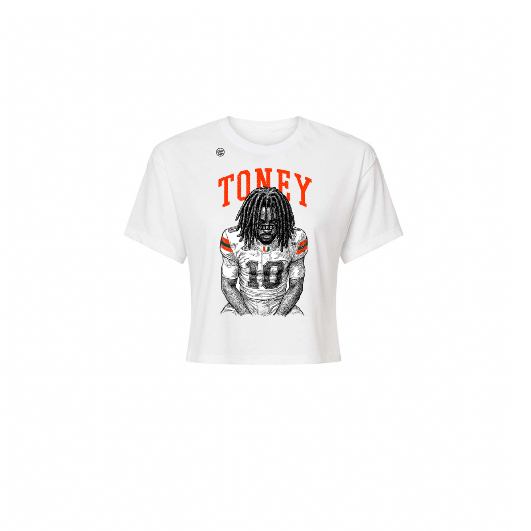 Miami Hurricanes Women's GABOS Malachi Toney Crop