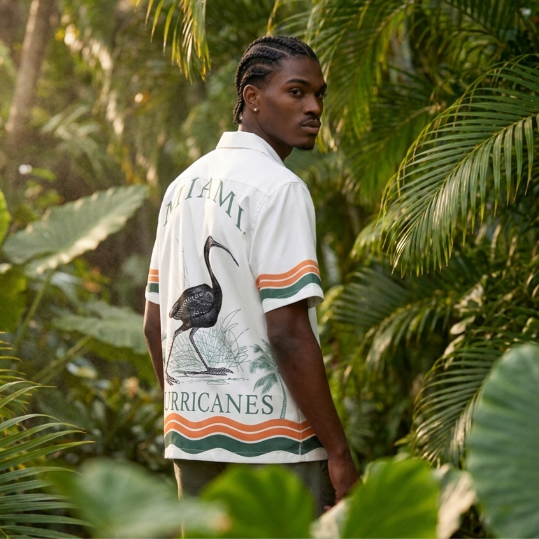 Miami Hurricanes Men’s Cabana Button Up