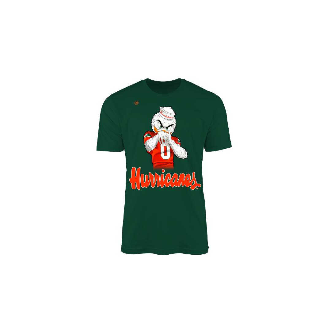 Miami Hurricanes Youth Sebastian TD Celly Tee