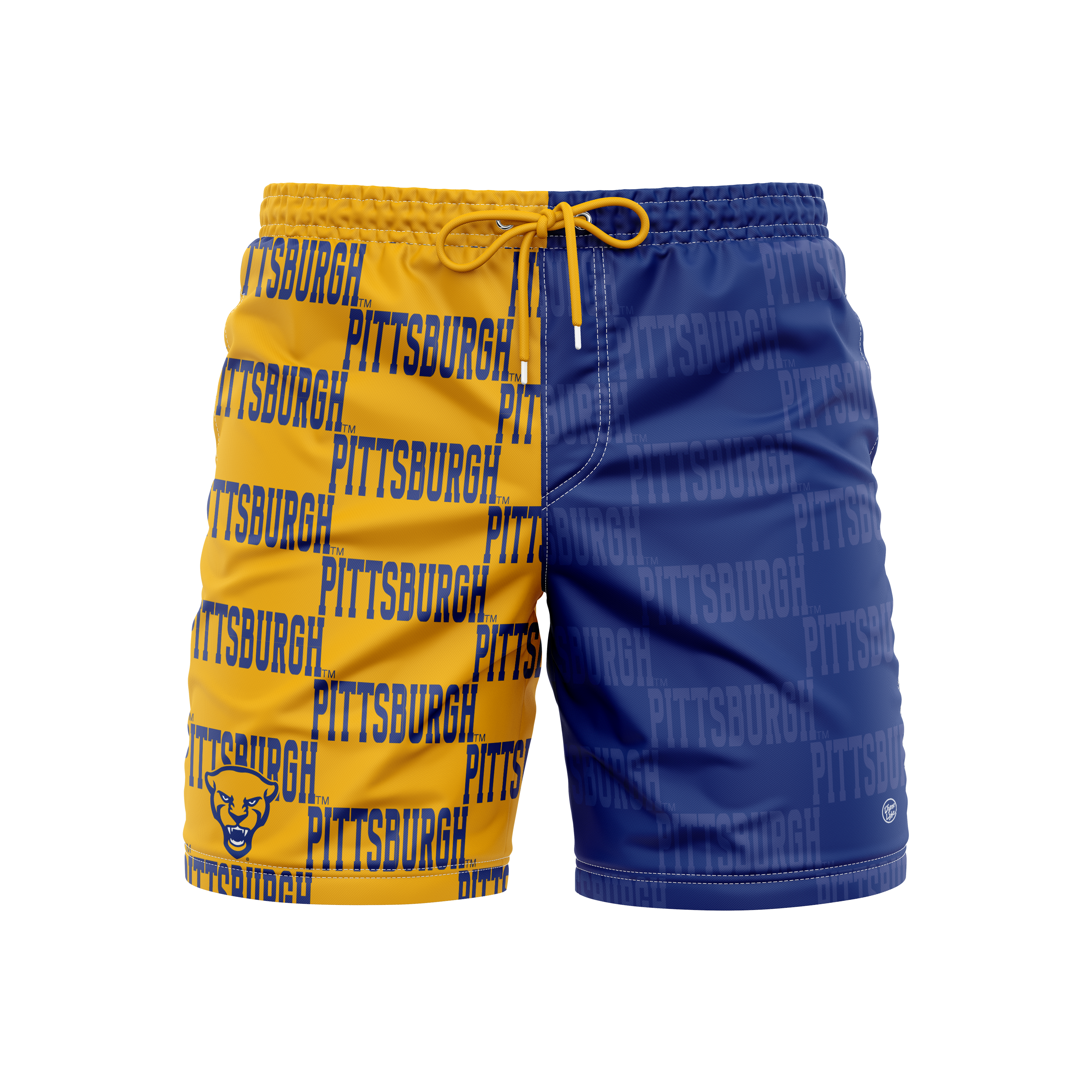 Pittsburgh Panthers Men's Checkered Trunks