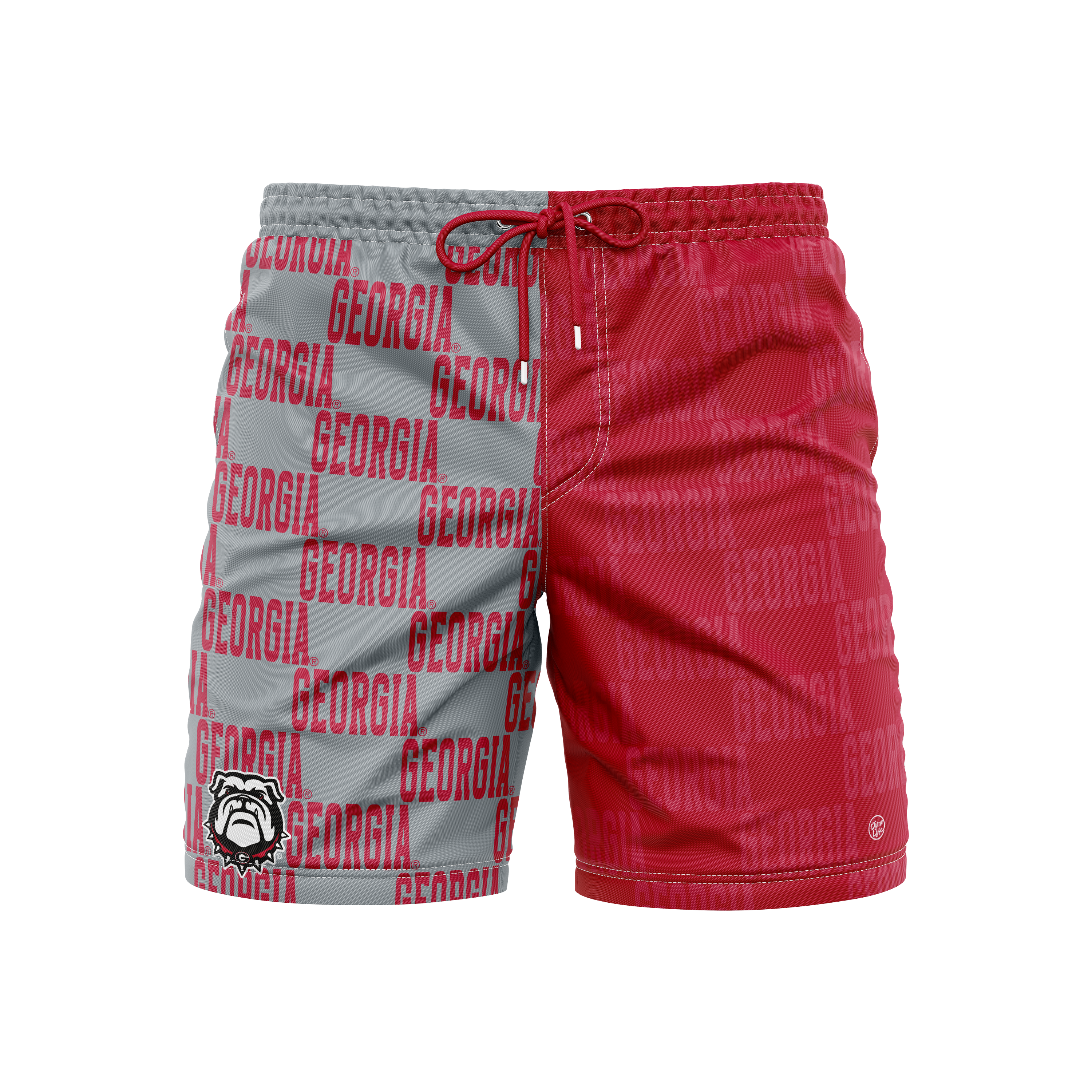 Georgia Bulldogs Men's Checkered Trunks