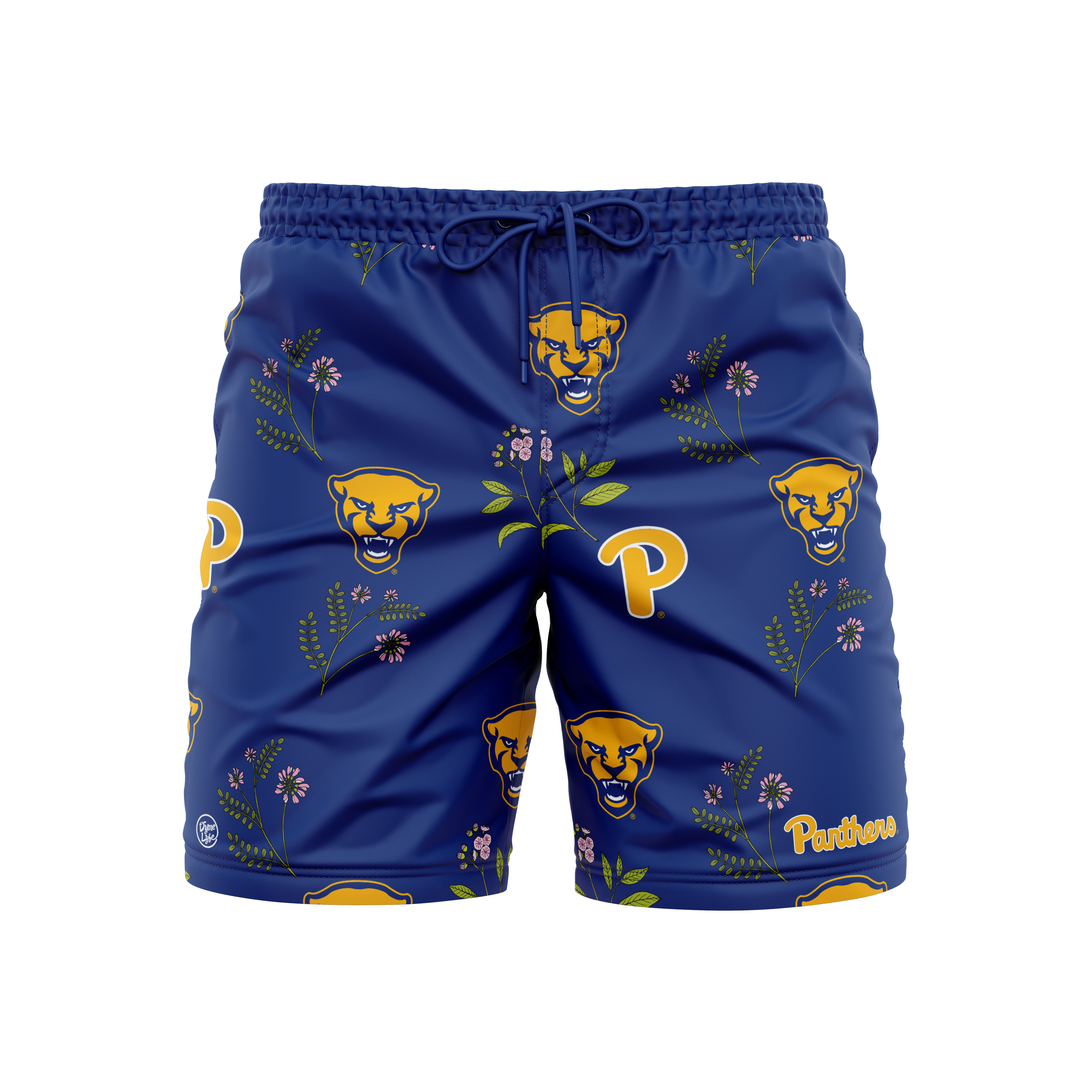 Pittsburgh Panthers Men's Logo Print Trunks