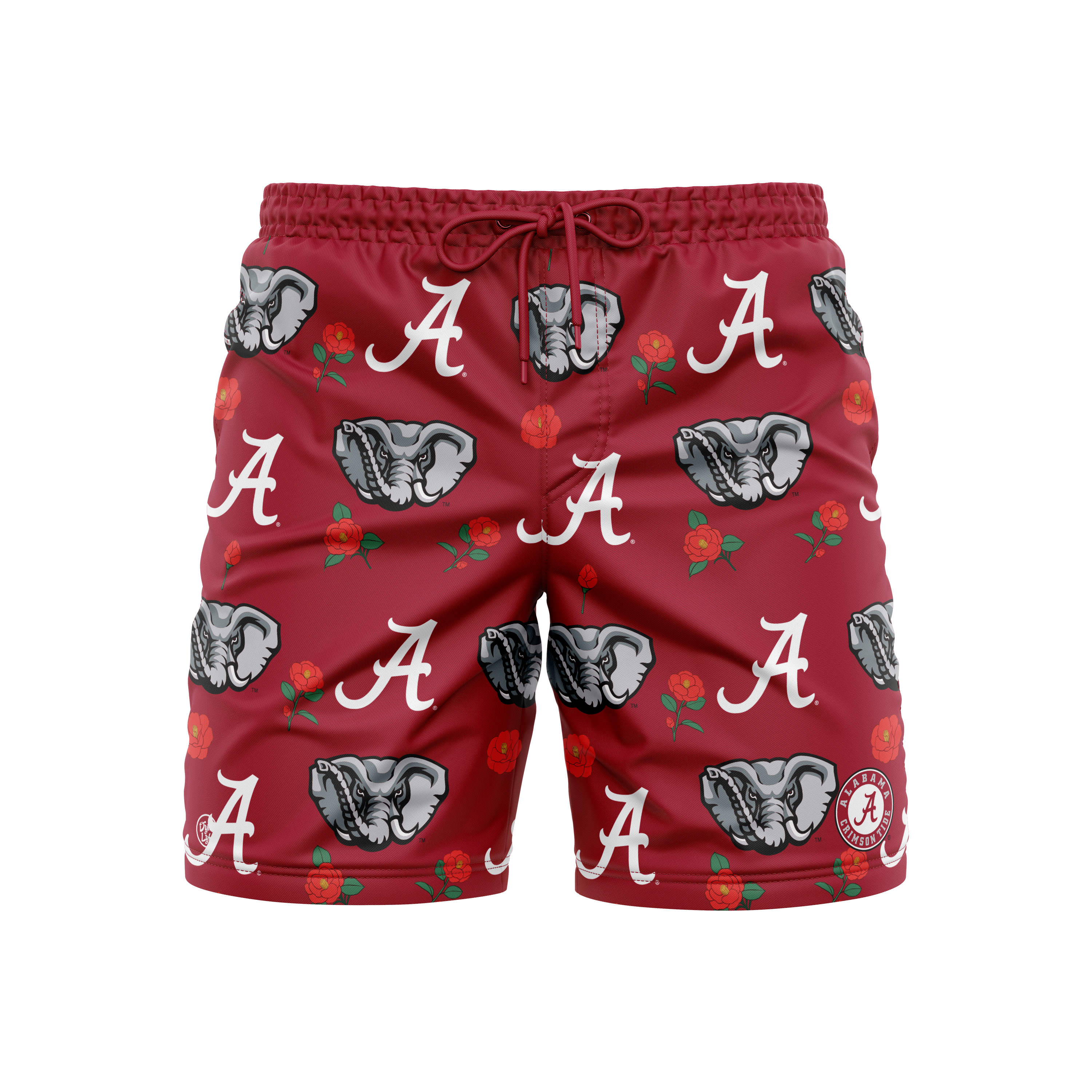 Alabama Crimson Tide Men's Logo Print Trunks