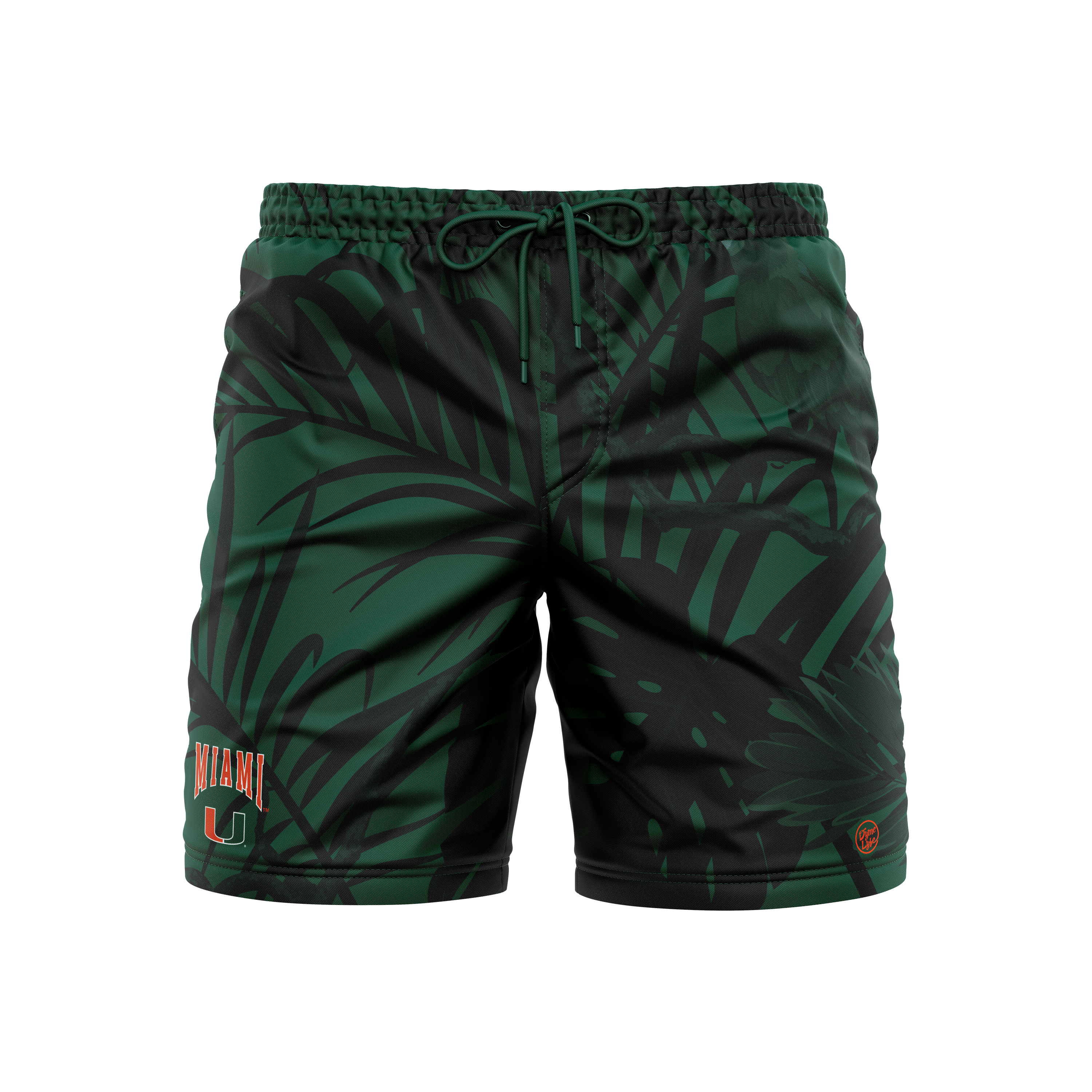 Miami Hurricanes Men's Midnight Palm Trunks