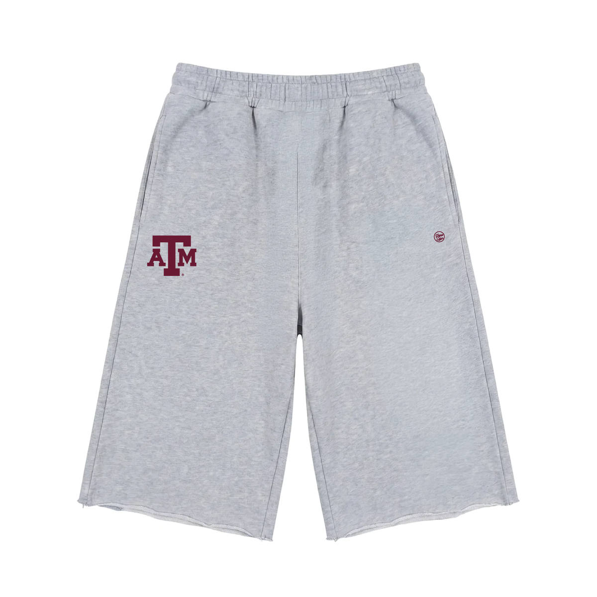 Texas A&M Aggies Men's Logo 3/4 Short Sweatpants - Heather Gray