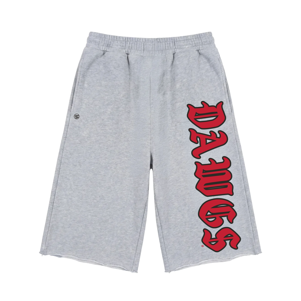 Georgia Bulldogs Men's Old English 3/4 Short Sweatpants - Heather Gray