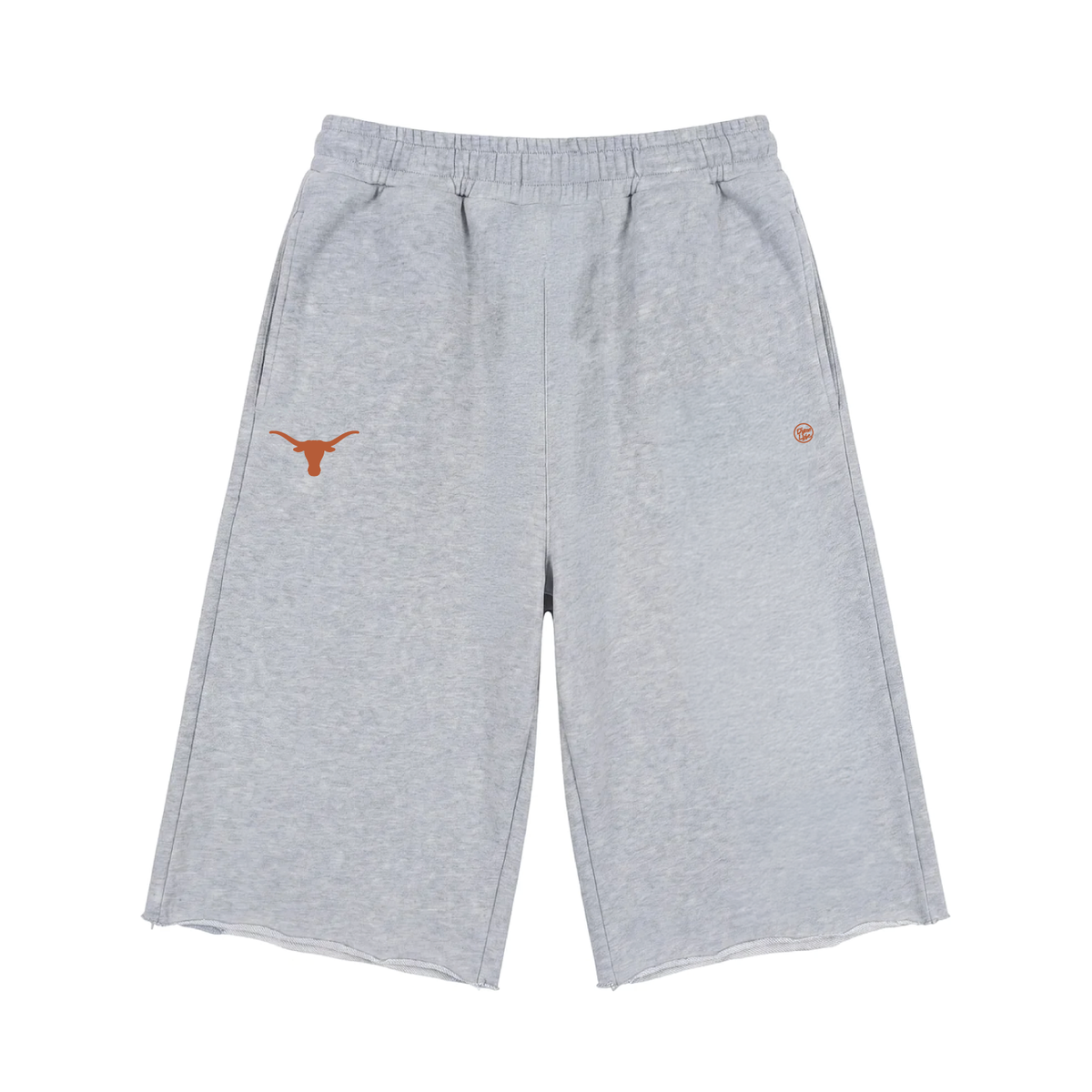 Texas Longhorns Men's Logo 3/4 Short Sweatpants - Heather Gray