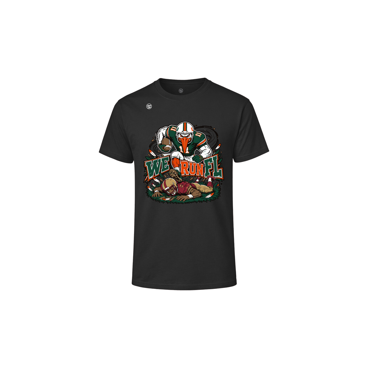 Miami Hurricanes Youth We Run FL Rivalry Tee
