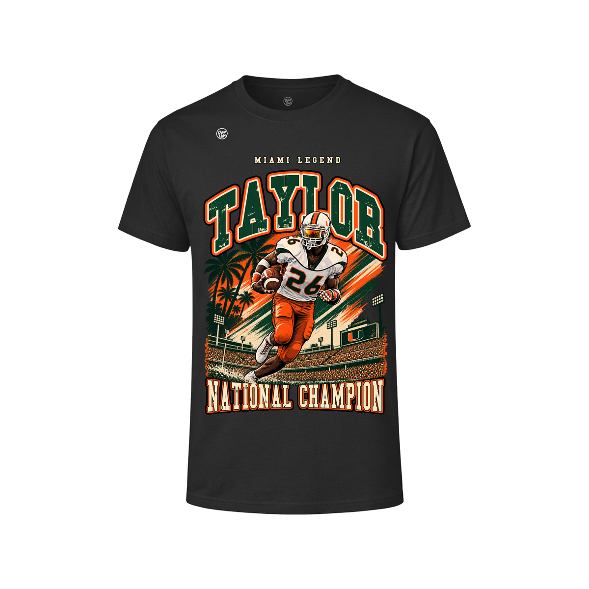 Miami Hurricanes Men's Sean Taylor Legend Tee - Black