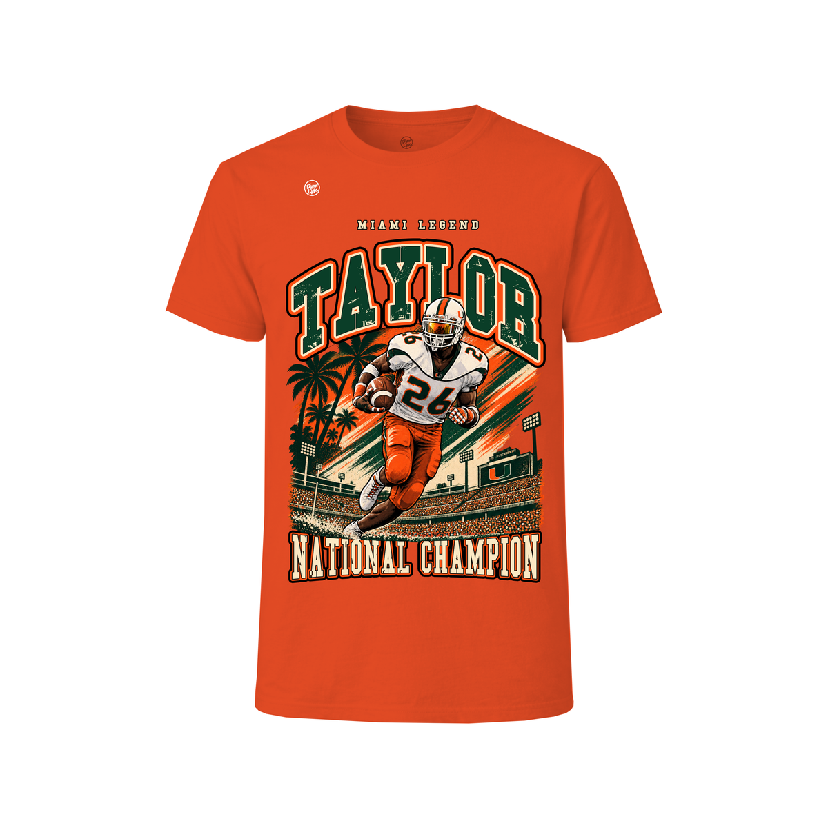 Miami Hurricanes Men's Sean Taylor Legend Tee - Orange