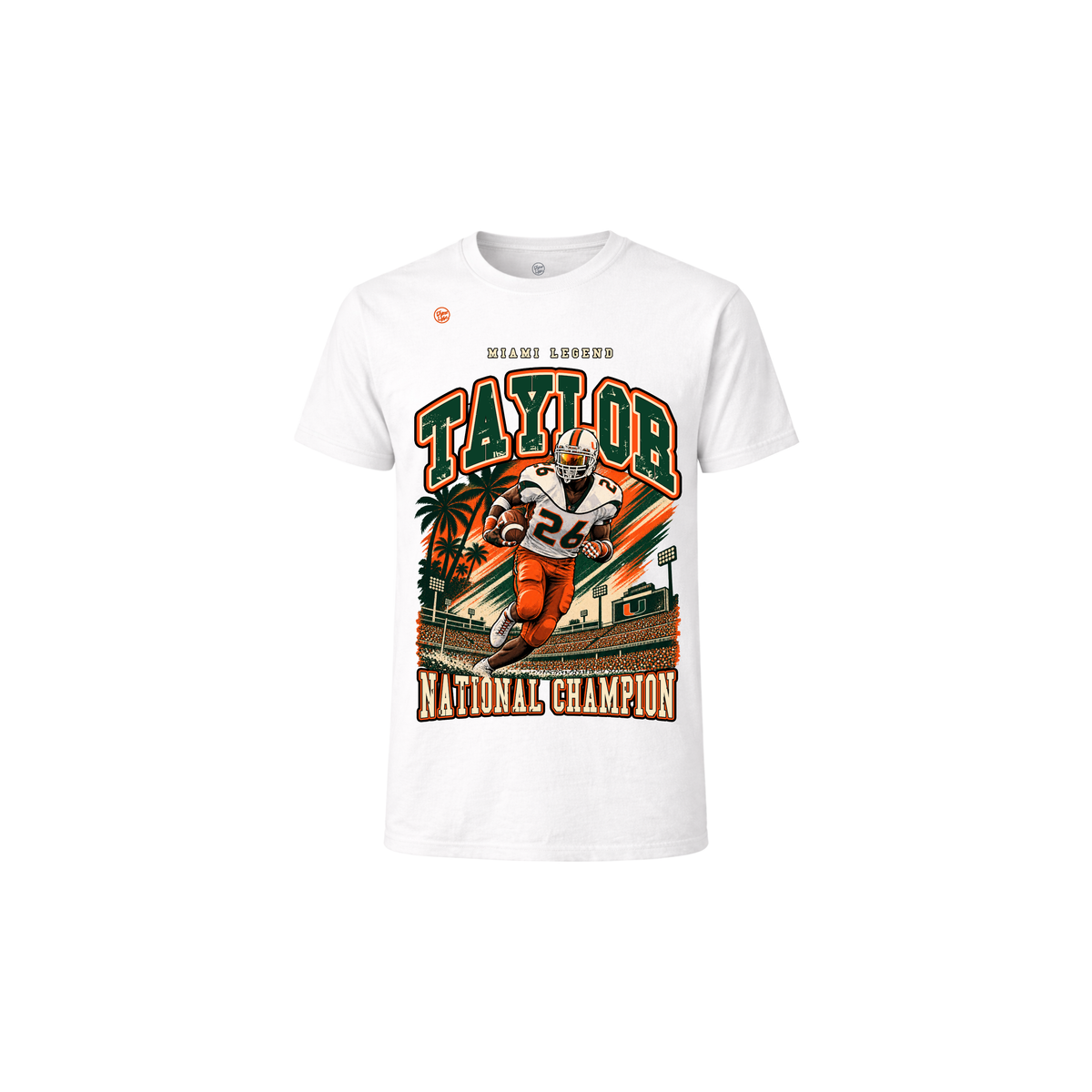 Miami Hurricanes Youth Sean Taylor Legend Tee - White
