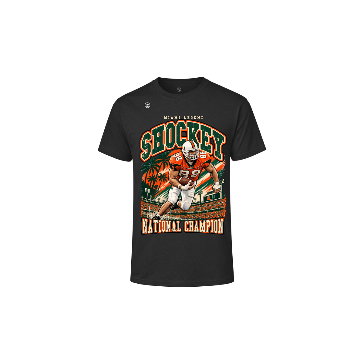 Miami Hurricanes Youth Jeremy Shockey Legend Tee - Black