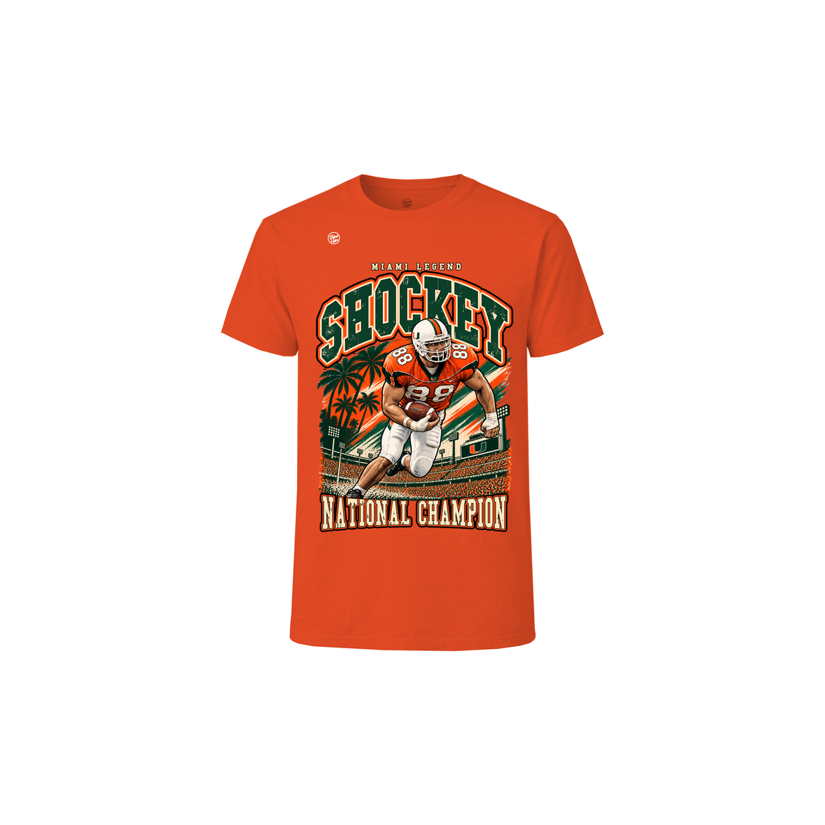 Miami Hurricanes Youth Jeremy Shockey Legend Tee - Orange