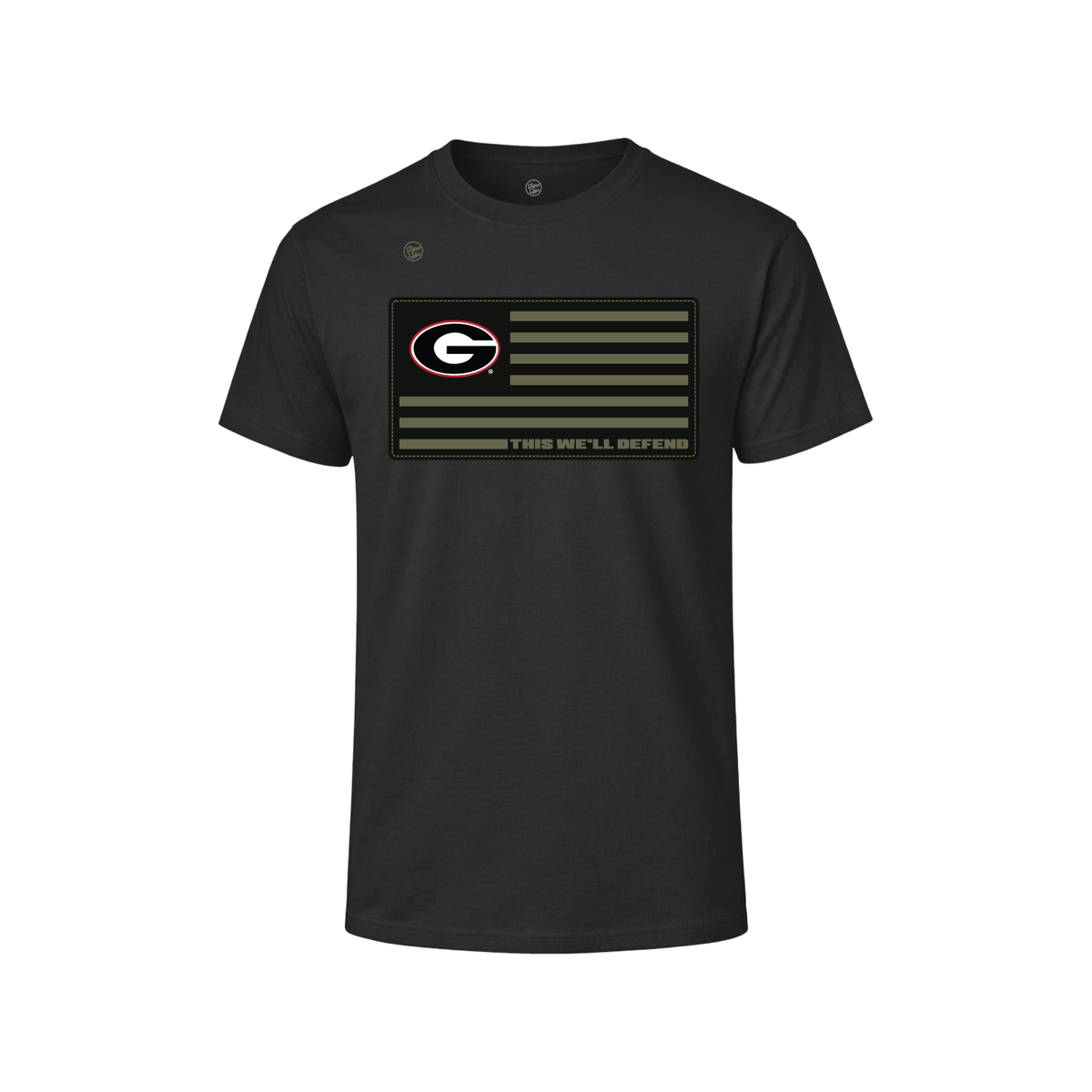 Georgia Bulldogs Men's Defend Tee - Black