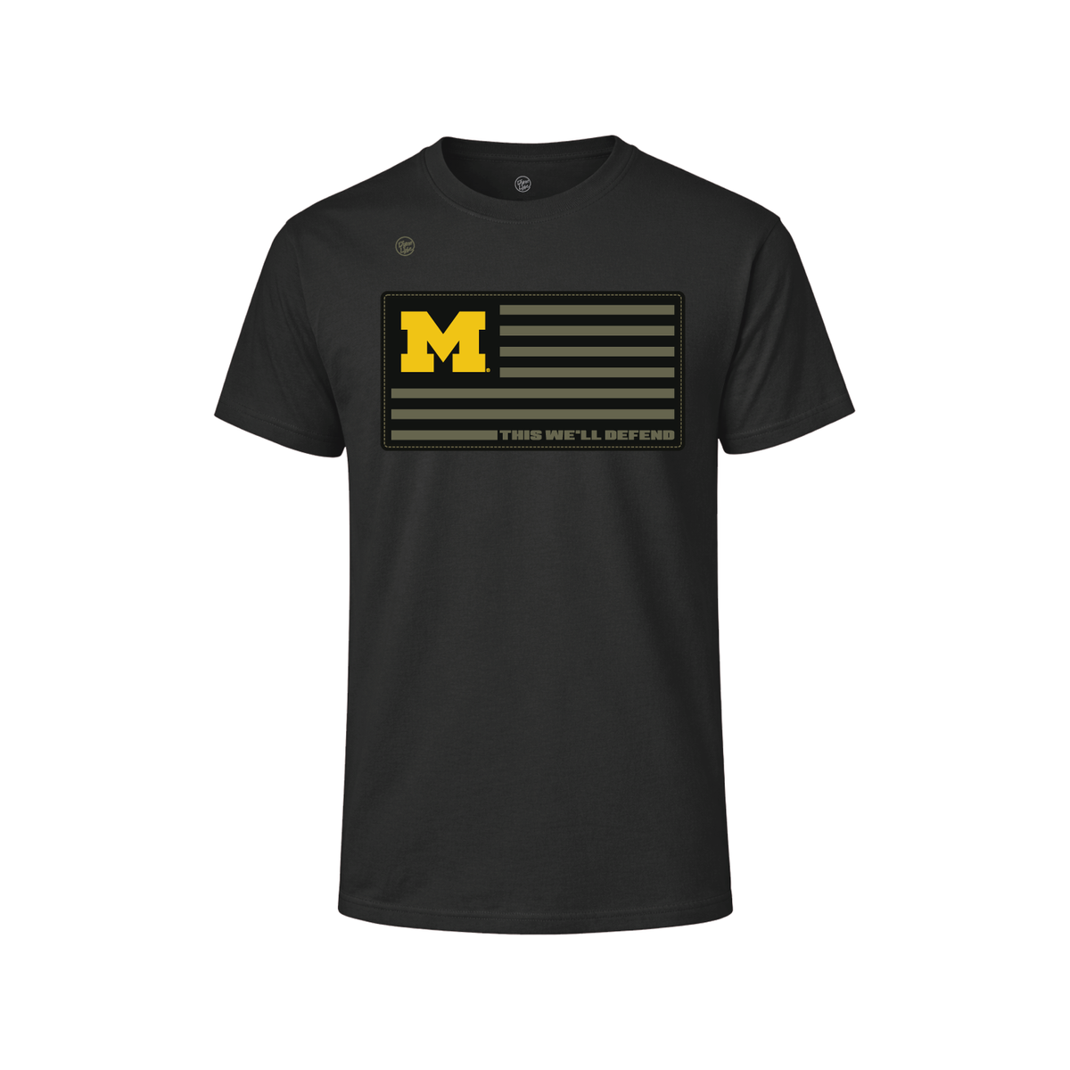 Michigan Wolverines Men's Defend Tee - Black