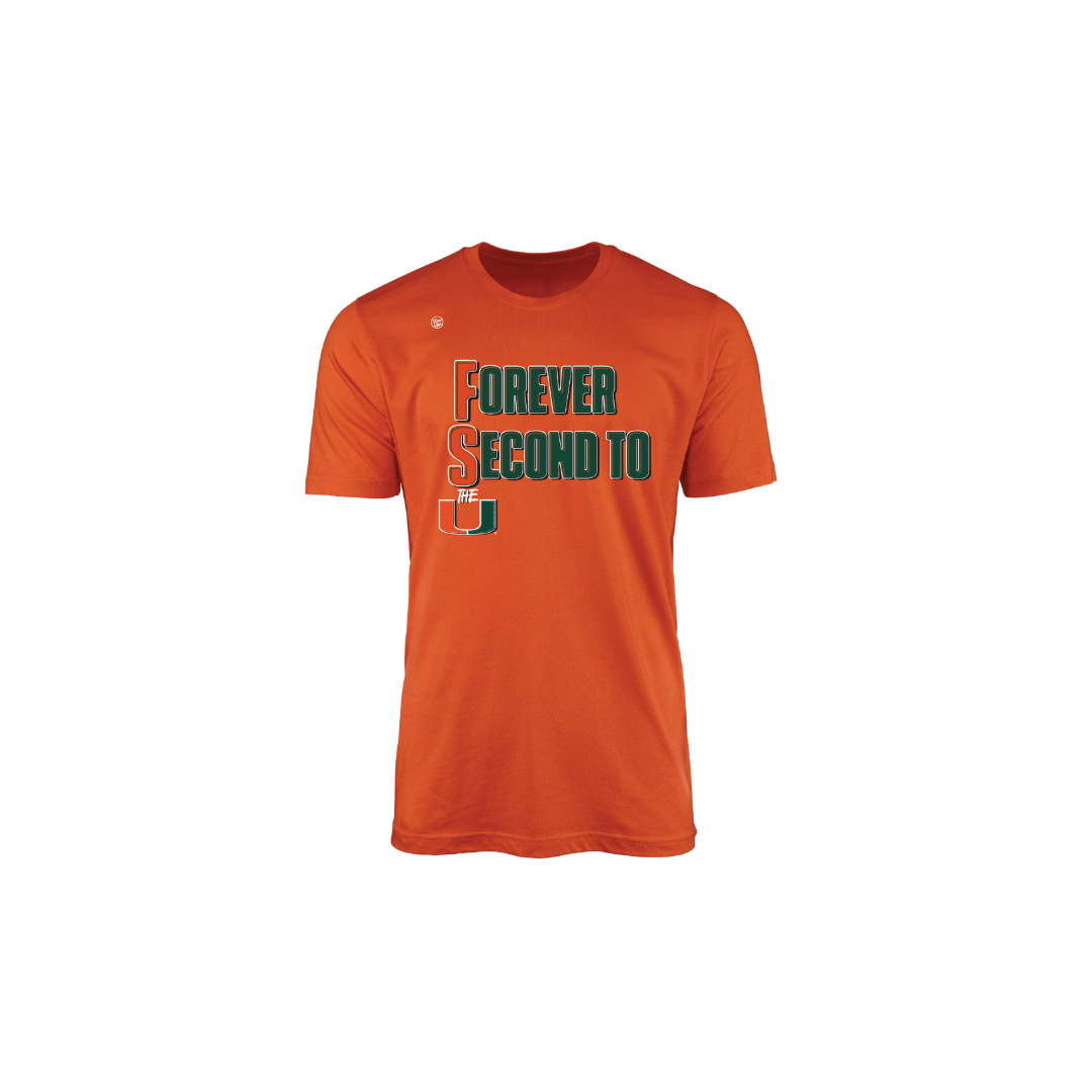 Miami Hurricanes Youth Forever Second To Us Tee