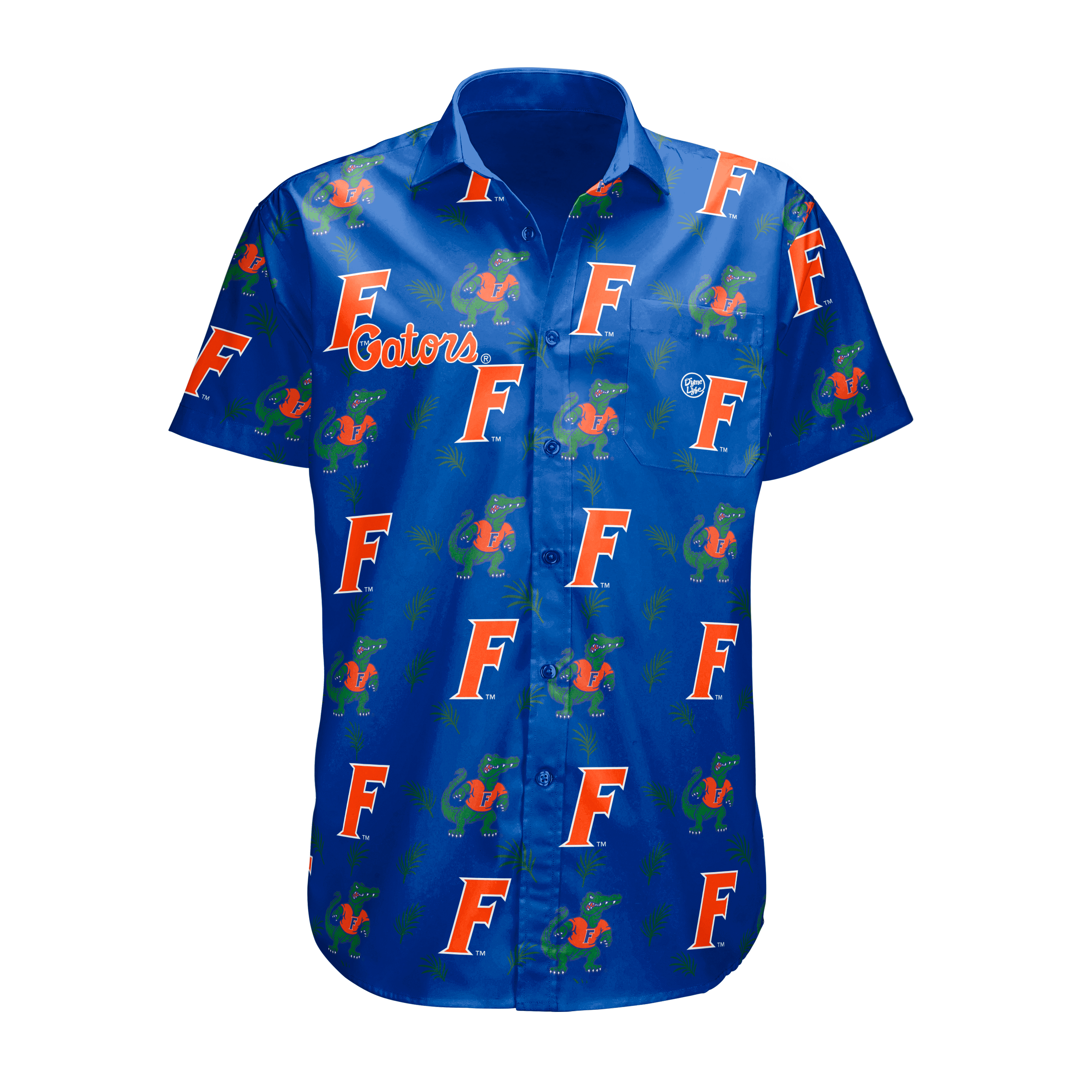 Florida Gators Men’s Logo Print Button Up