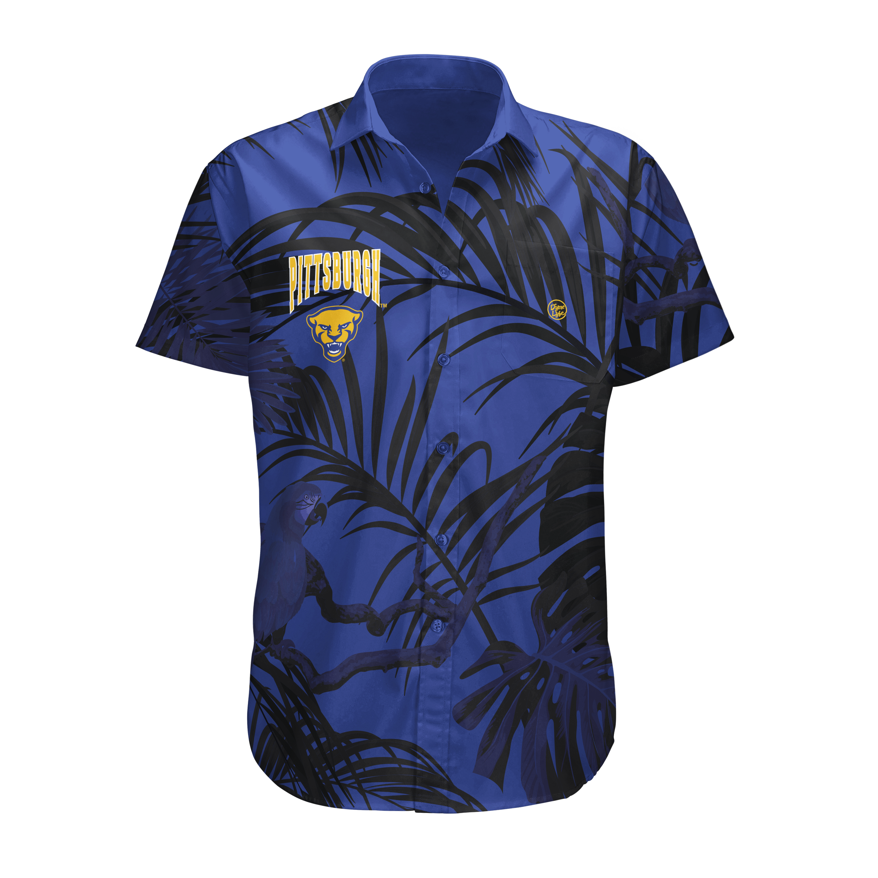 Pittsburgh Panthers Men’s Midnight Palm Button Up