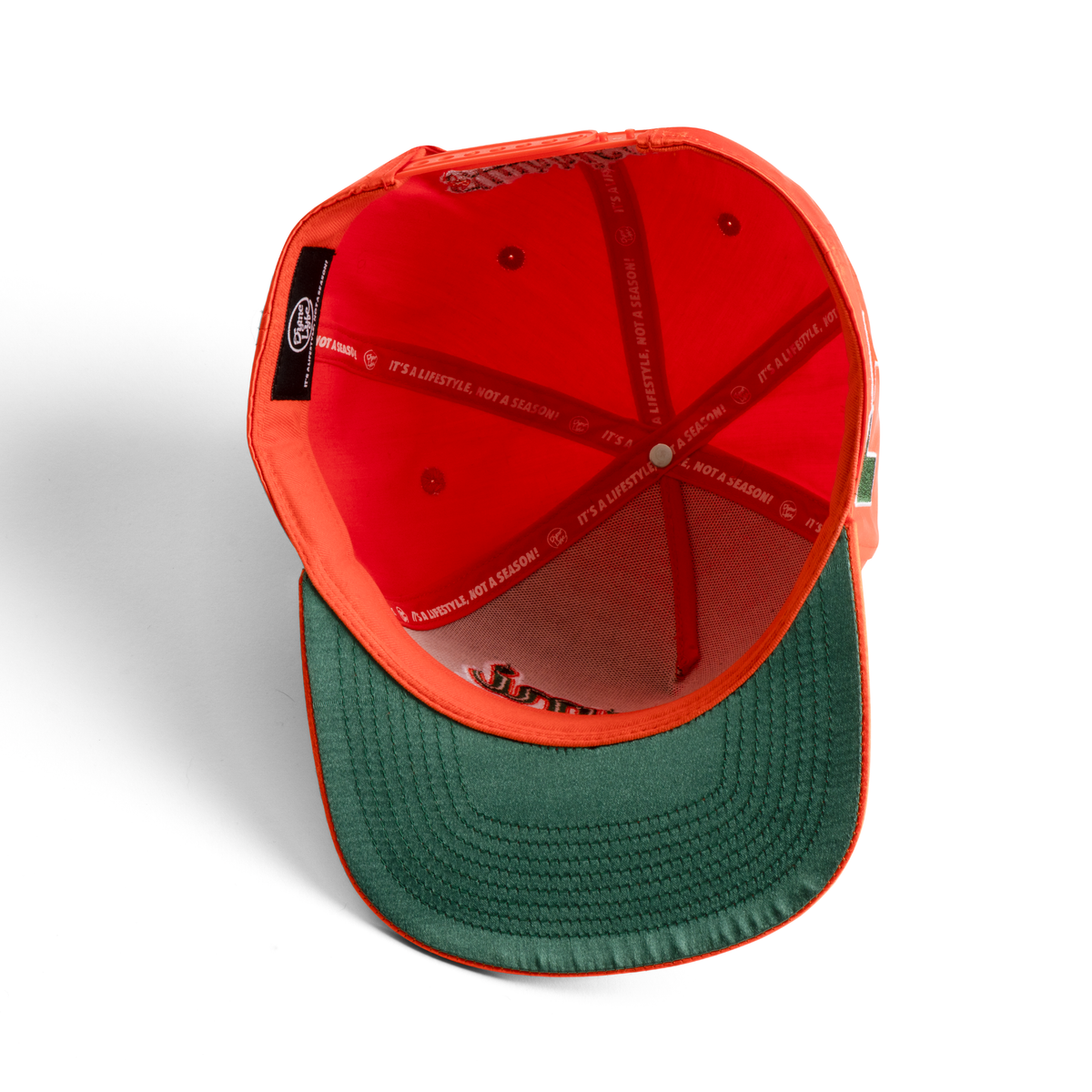 Miami Hurricanes Orange Satin Snapback