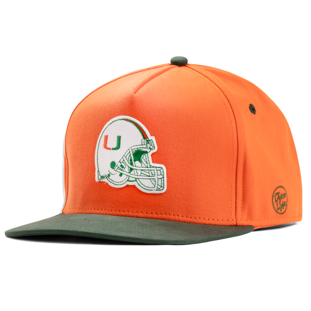 Miami Hurricanes Helmet Stitched Snapback