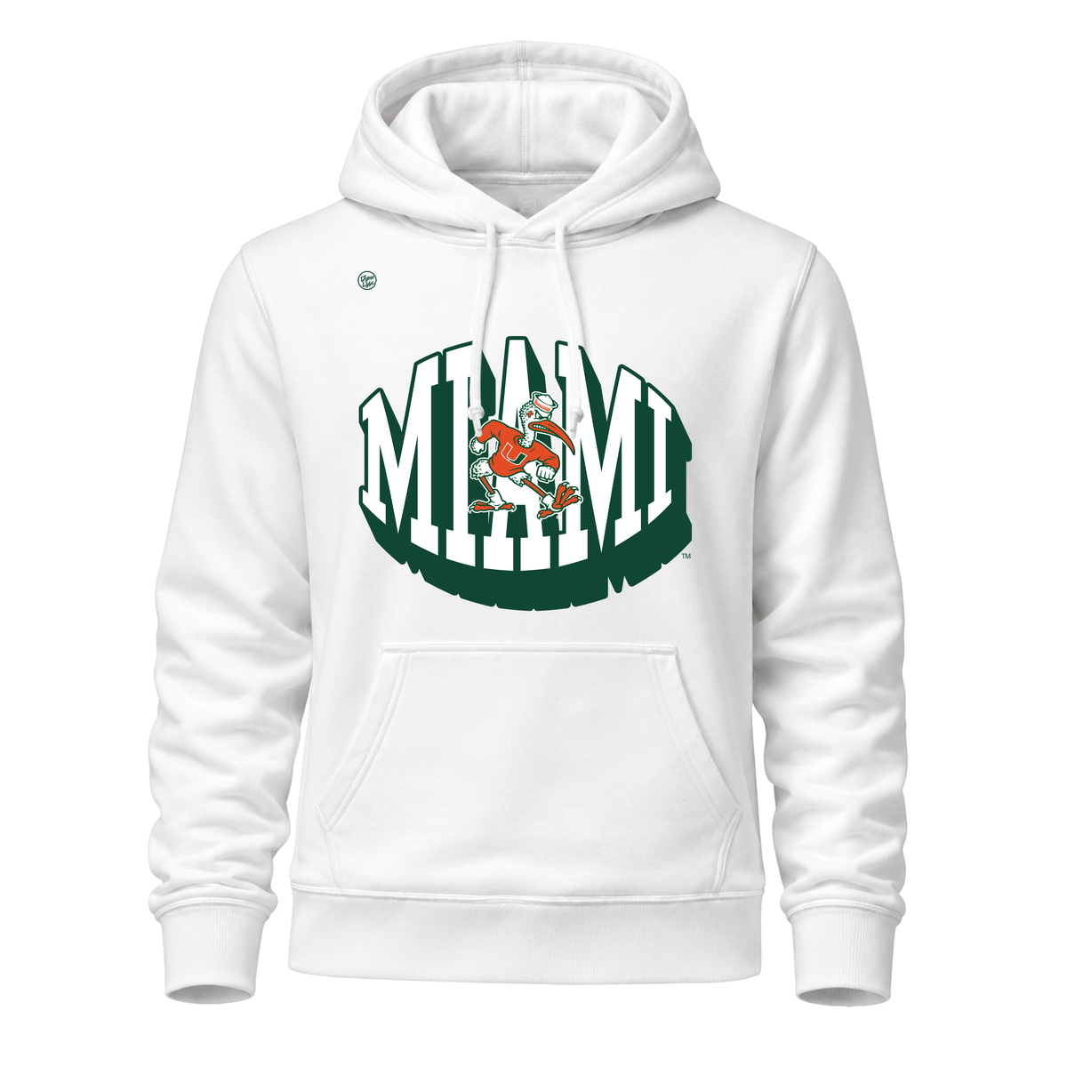 Miami Hurricanes Men's Statement Hoodie - White