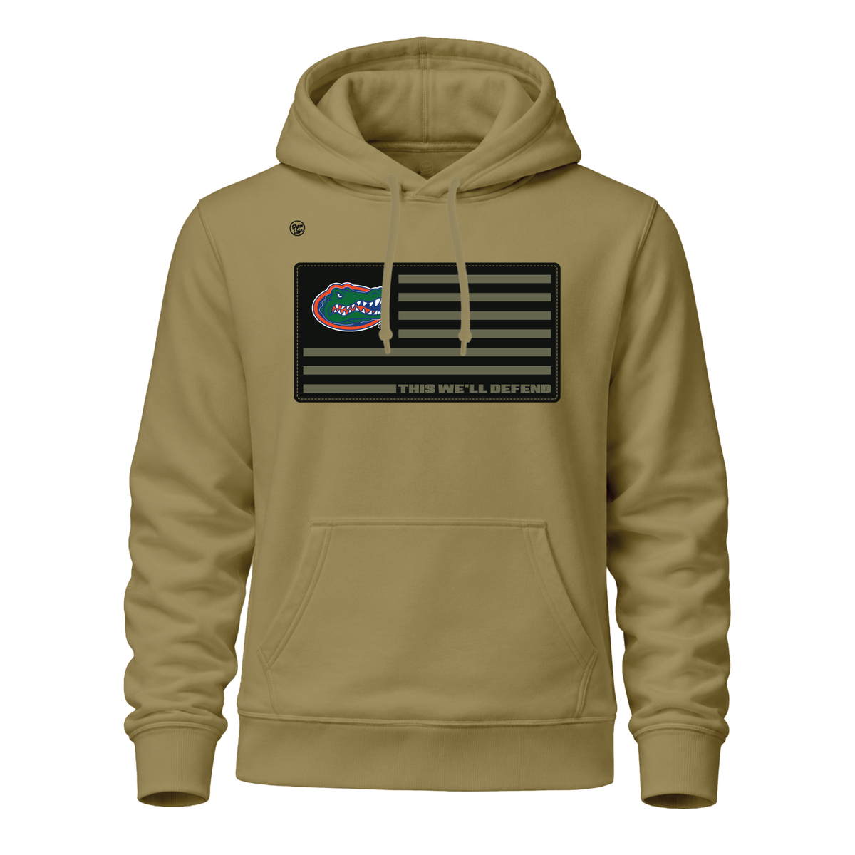 Florida Gators Men's Defend Hoodie - Khaki