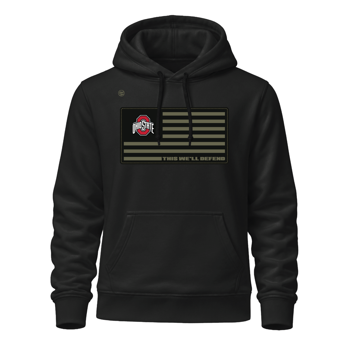 Ohio State Buckeyes Men's Defend Hoodie - Black