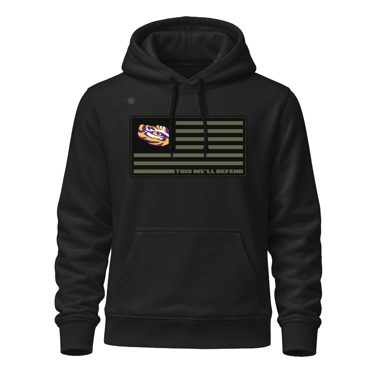 LSU Tigers Men's Defend Hoodie - Black