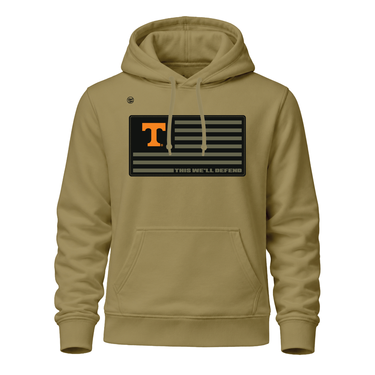 Tennessee Volunteers Men's Defend Hoodie - Khaki