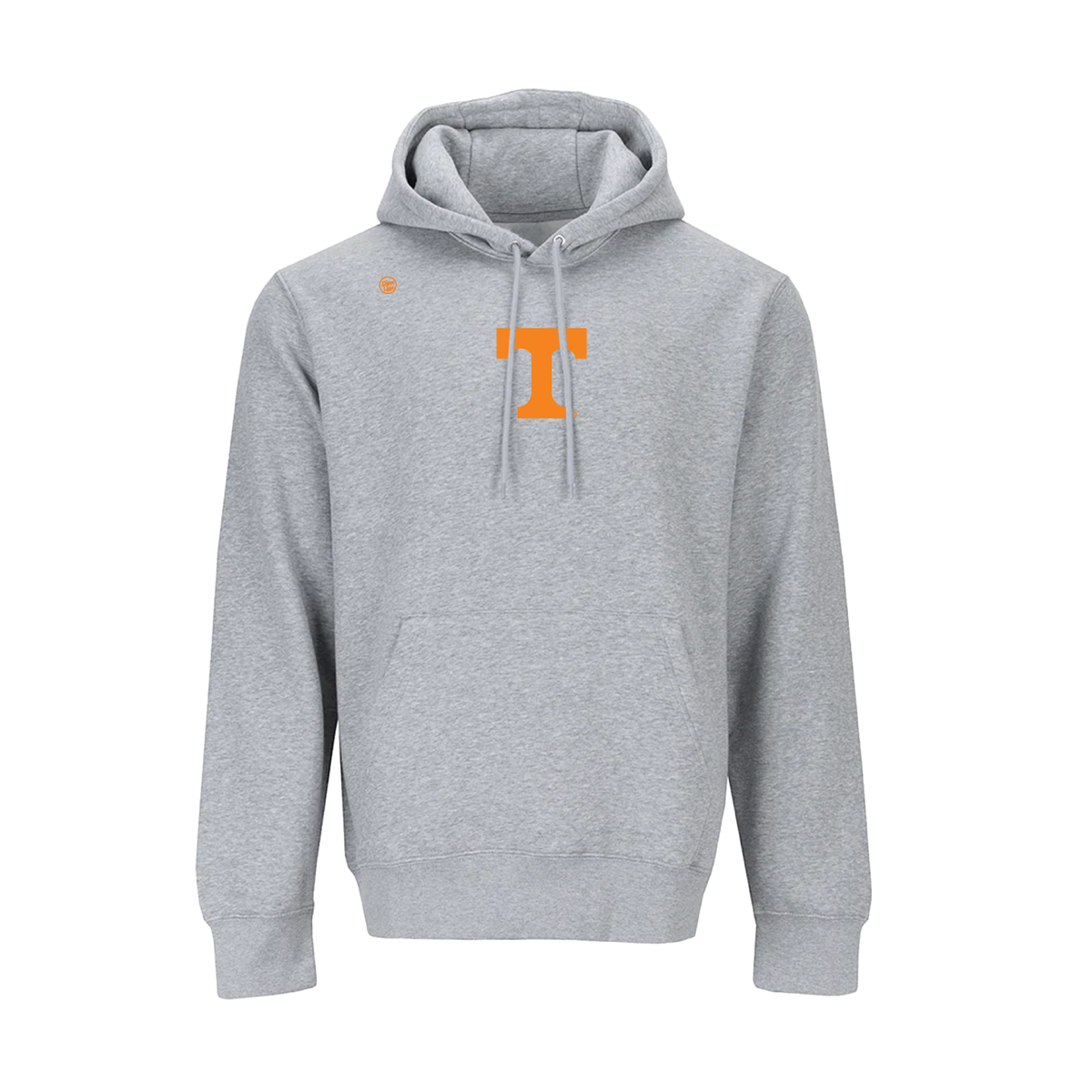 Tennessee Volunteers Men's Center Logo Hoodie - Heather Gray
