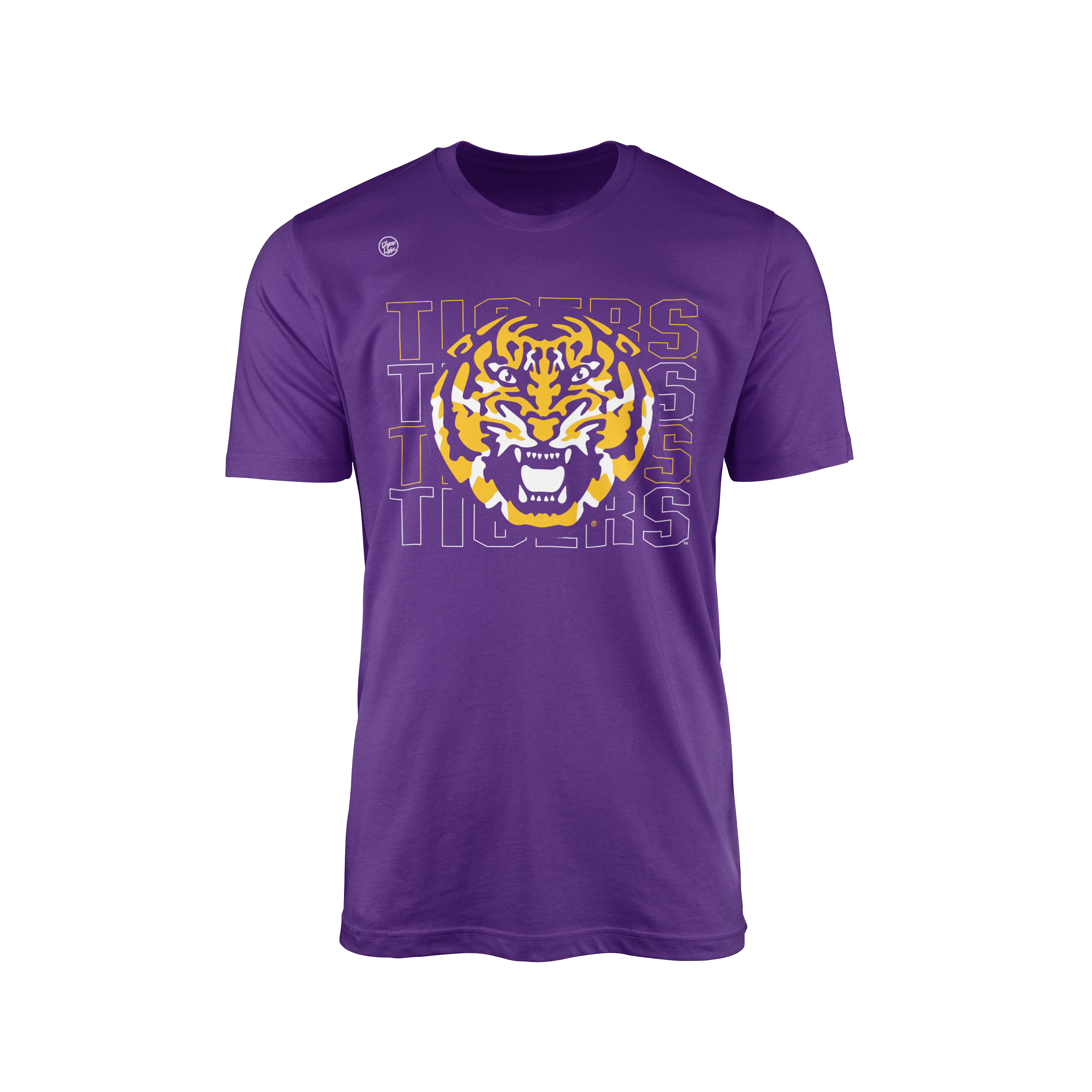 LSU Tigers Men's Stacked Tee