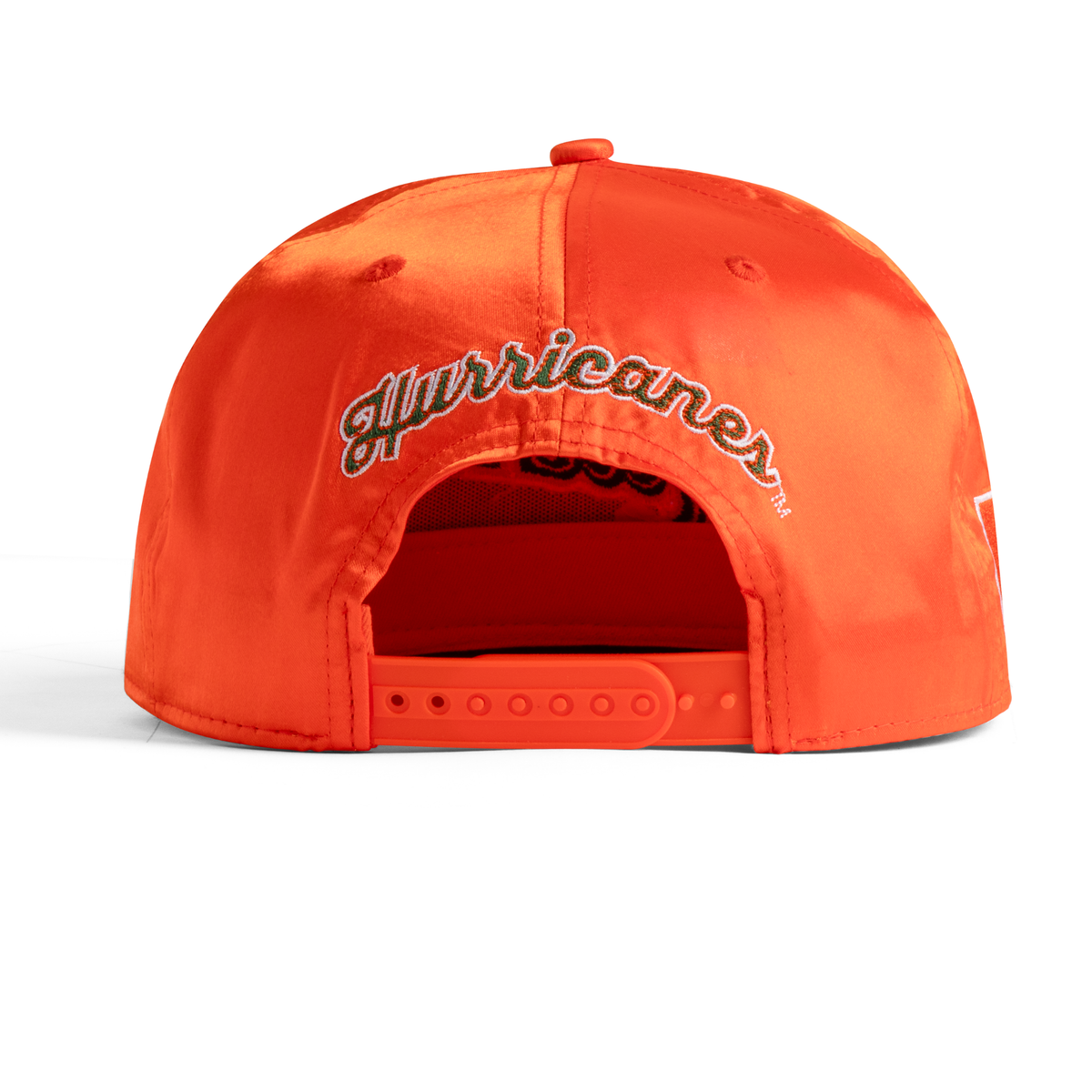 Miami Hurricanes Orange Satin Snapback