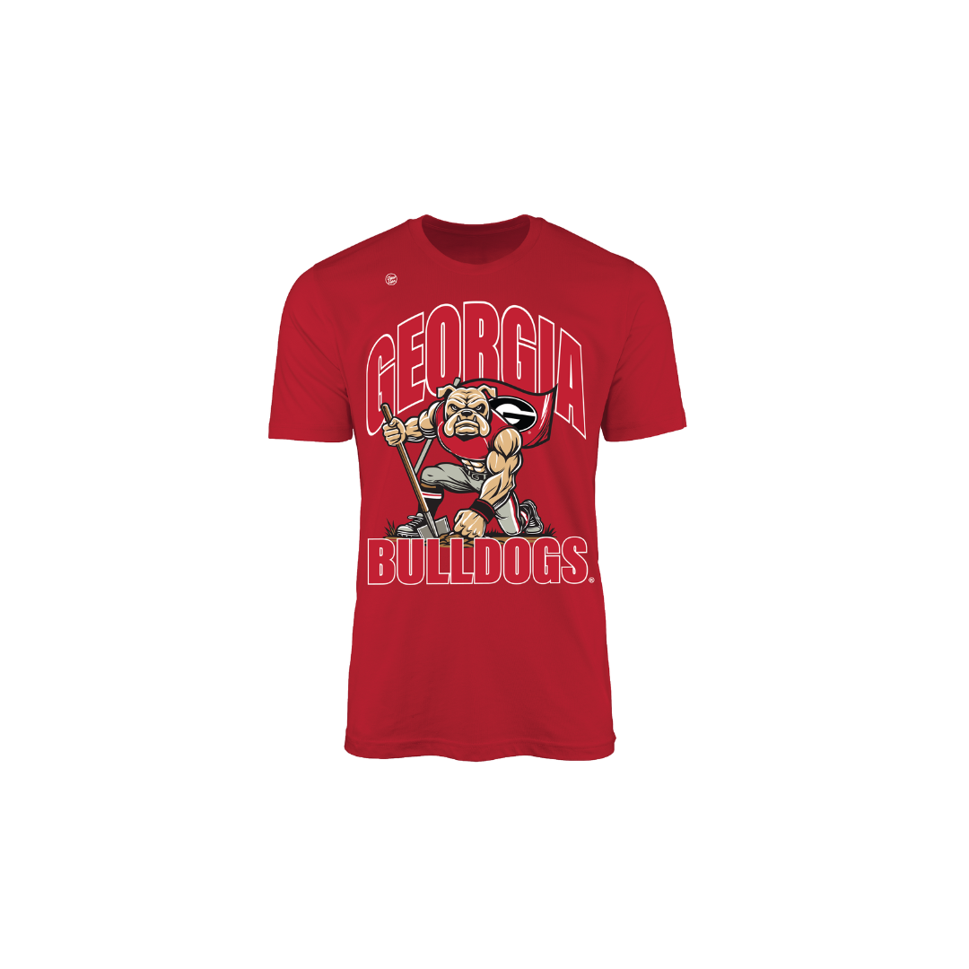 Georgia Bulldogs Youth Plant Flag Tee