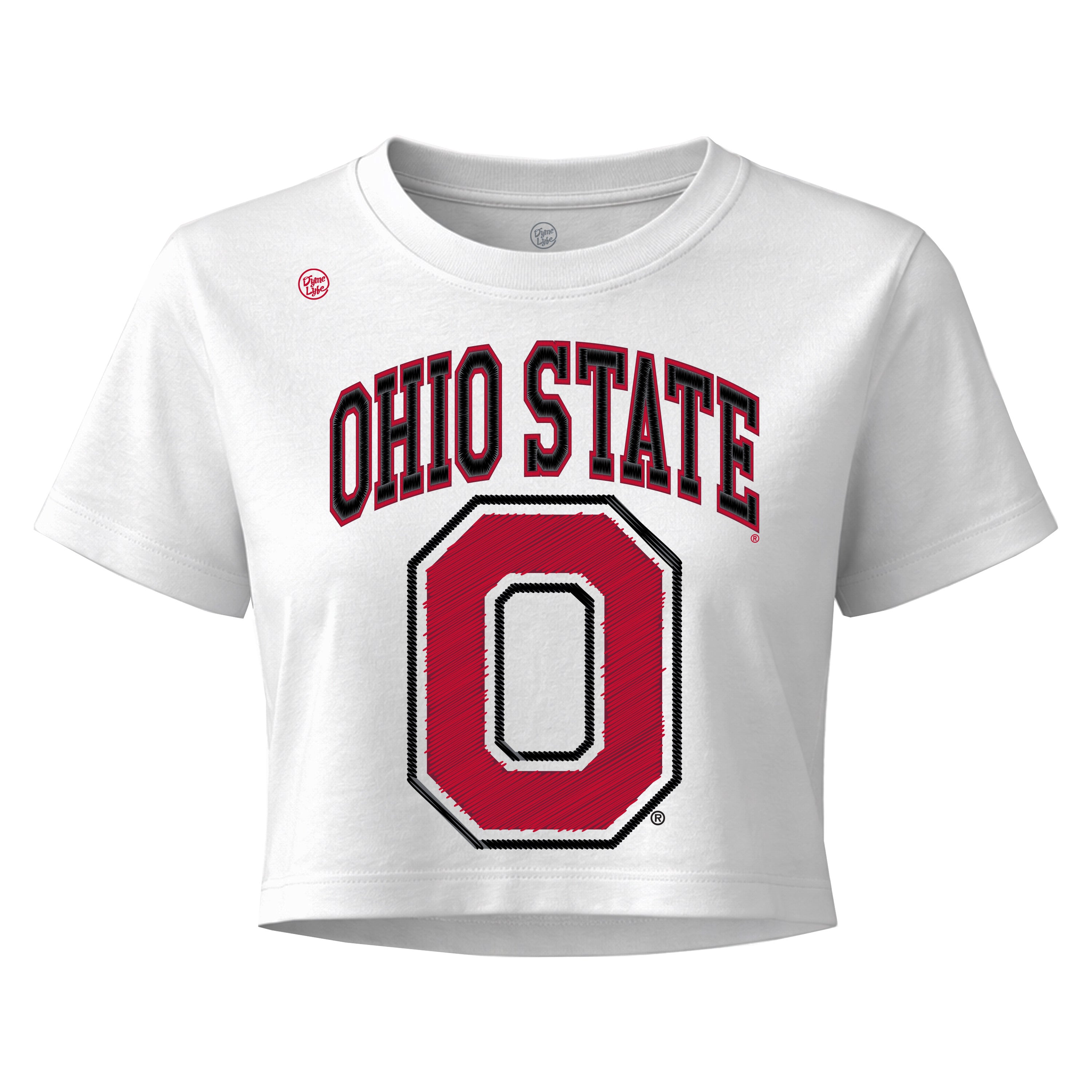 Ohio State Buckeyes Women's Vintage Arch Crop Top