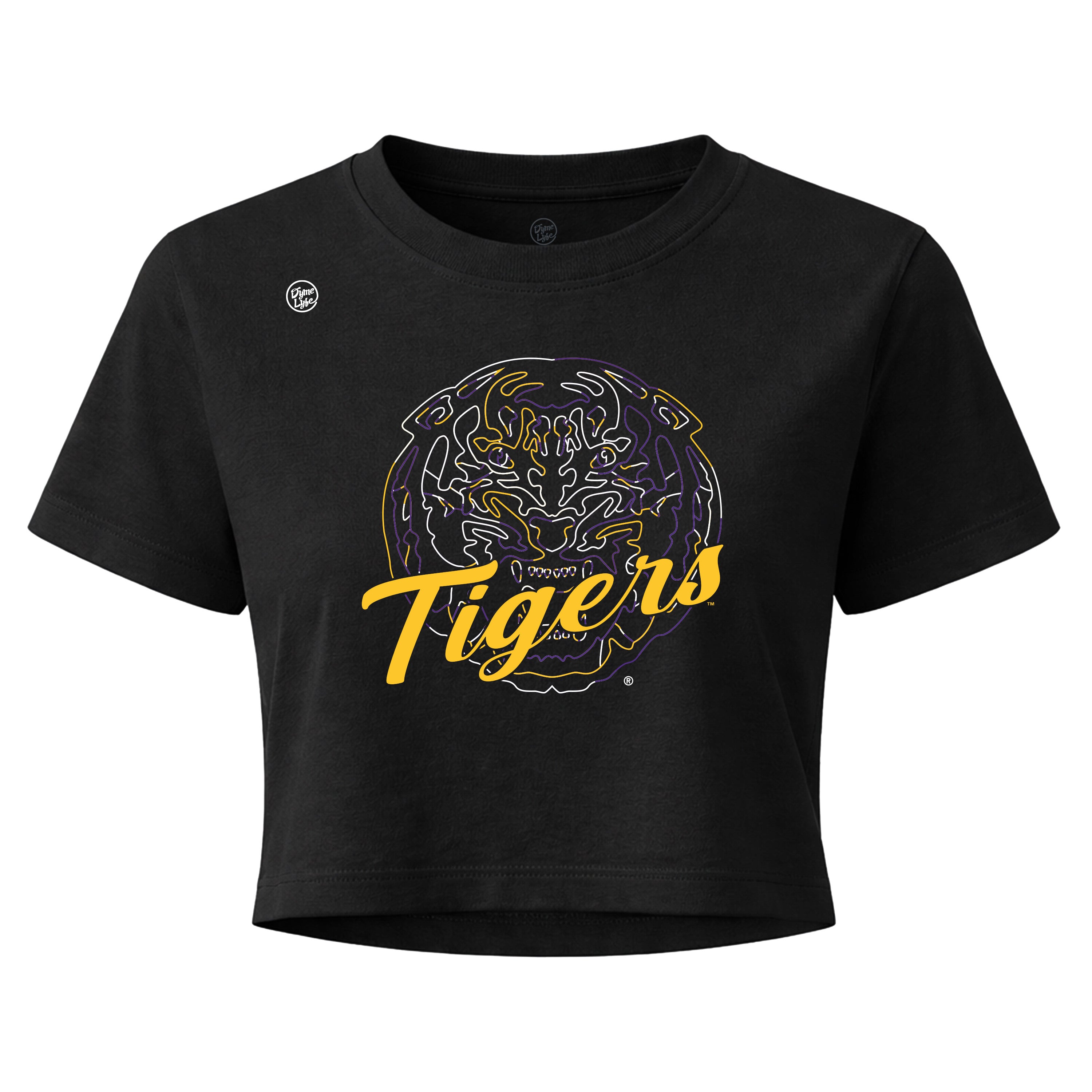 LSU Tigers Women's Vice Script Crop Top